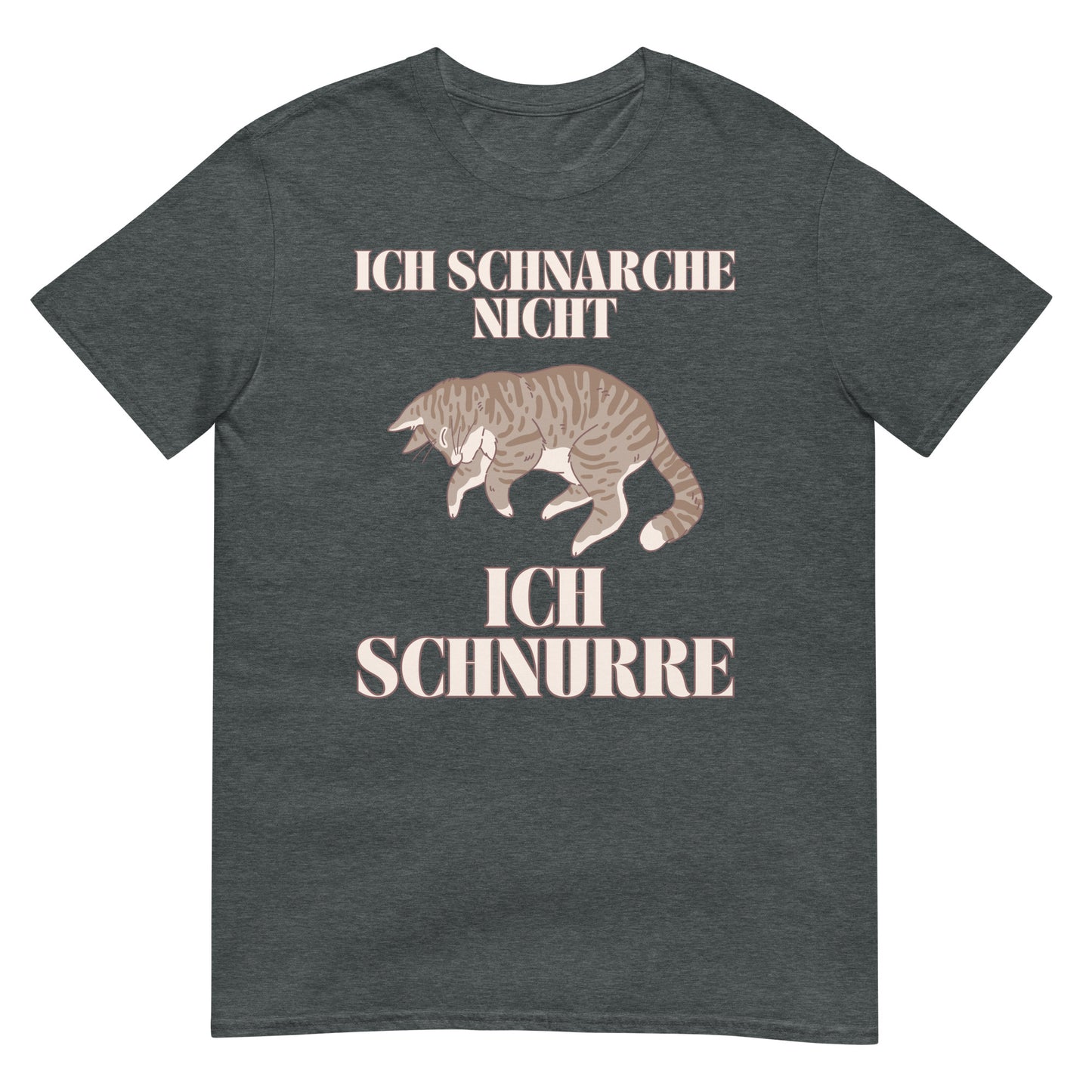 Ich schnarche nicht ich schnurre Katze T-Shirt
