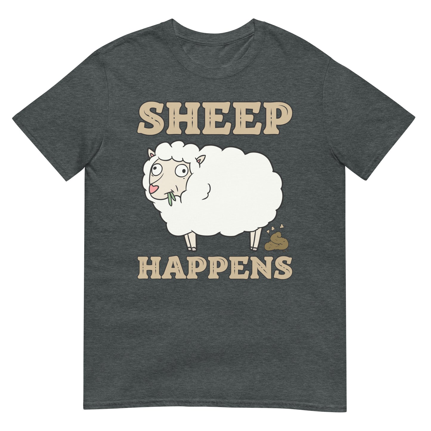 Sheep happens Wortspiel Schaf T-Shirt