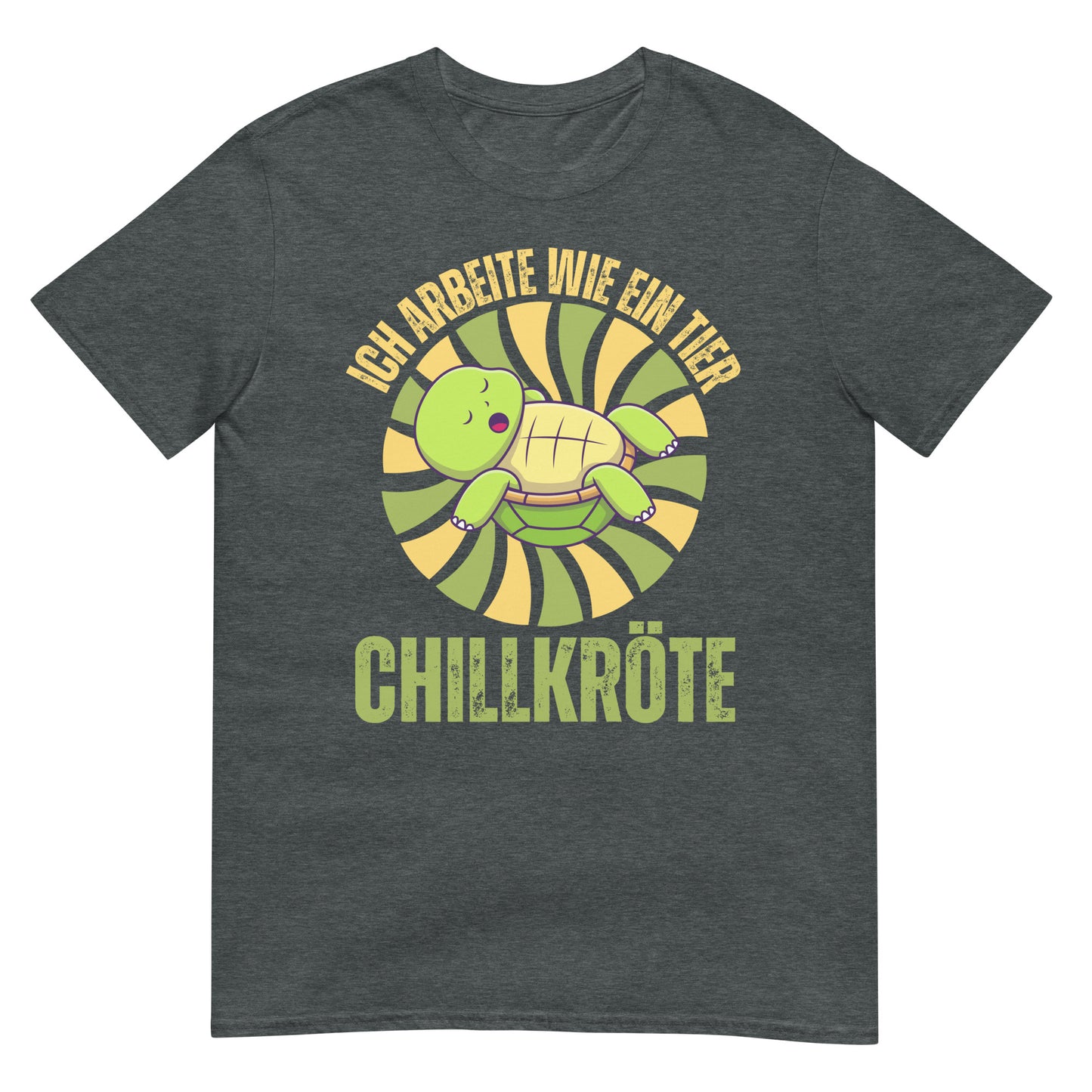 Chillkröte ich arbeite wie ein Tier Wortspiel T-Shirt