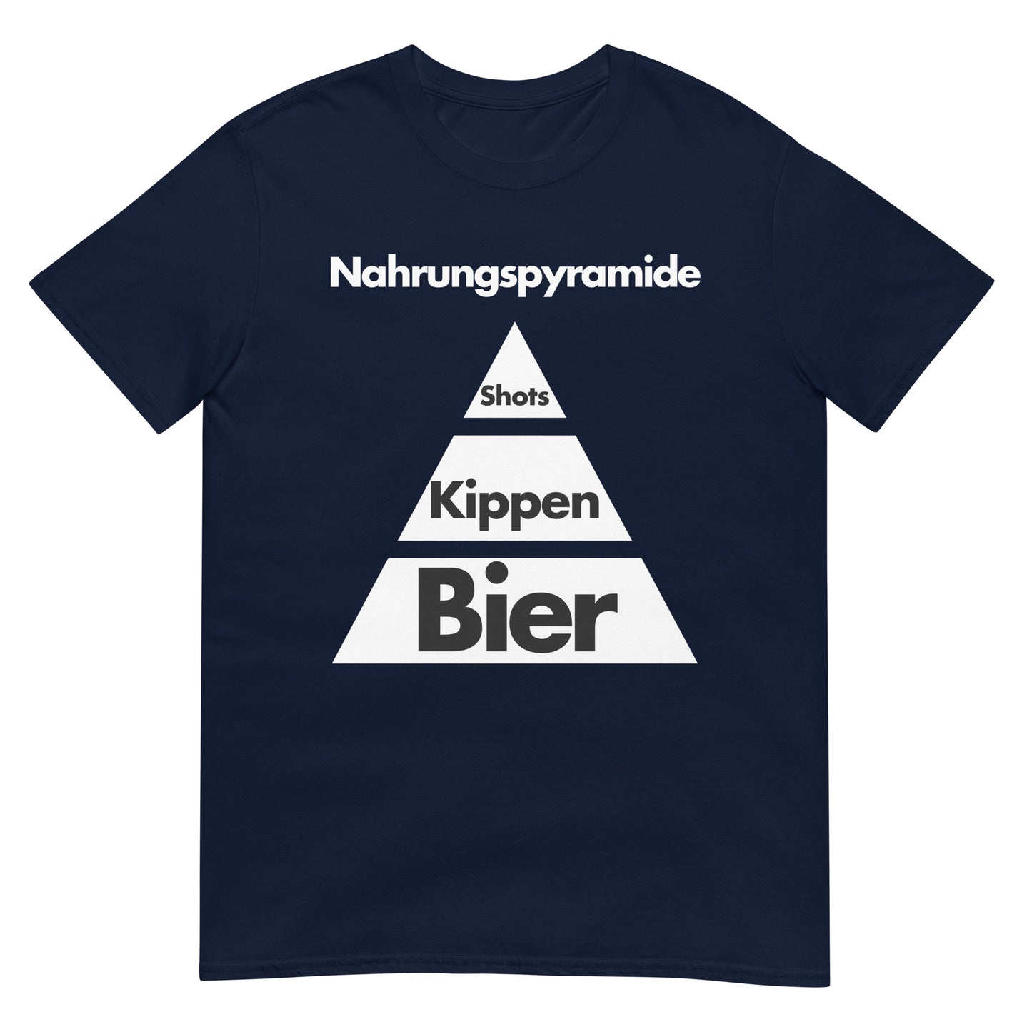 Food Pyramid Beer Butts Shots T-Shirt