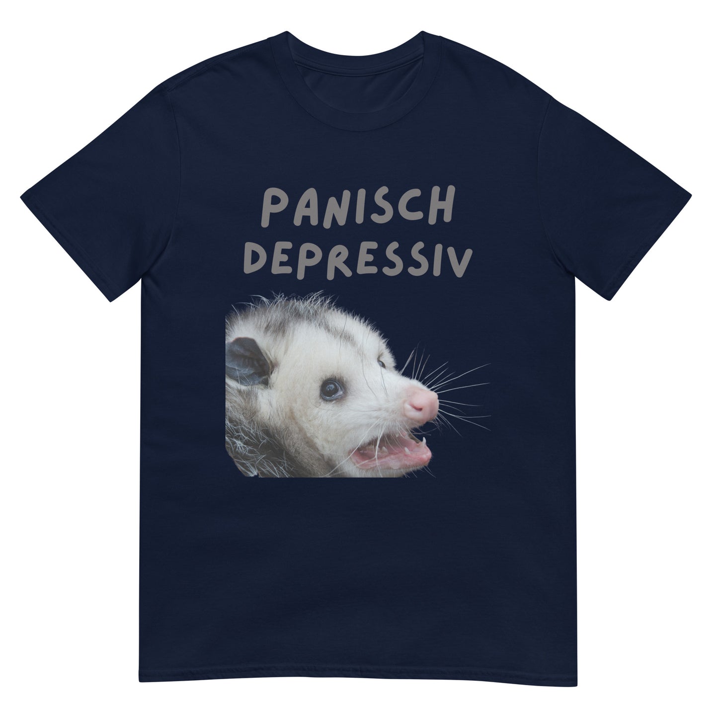 Panisch Depressiv Opossum Meme T-Shirt