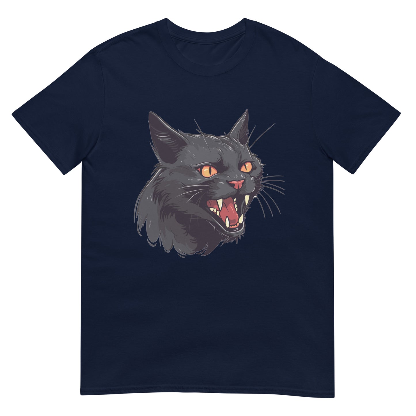 Wütende Anime Katze T-Shirt