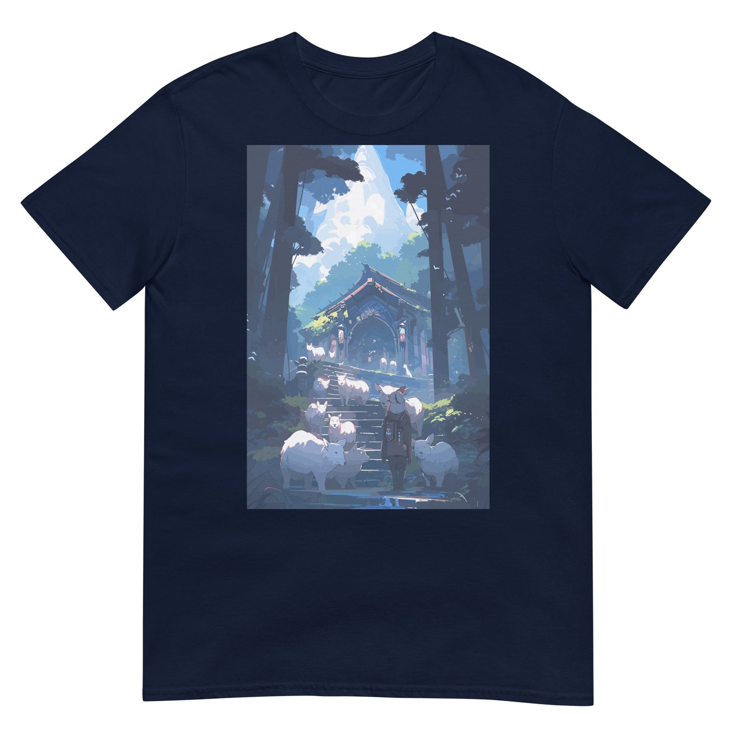 Schrein im Wald Anime T-Shirt