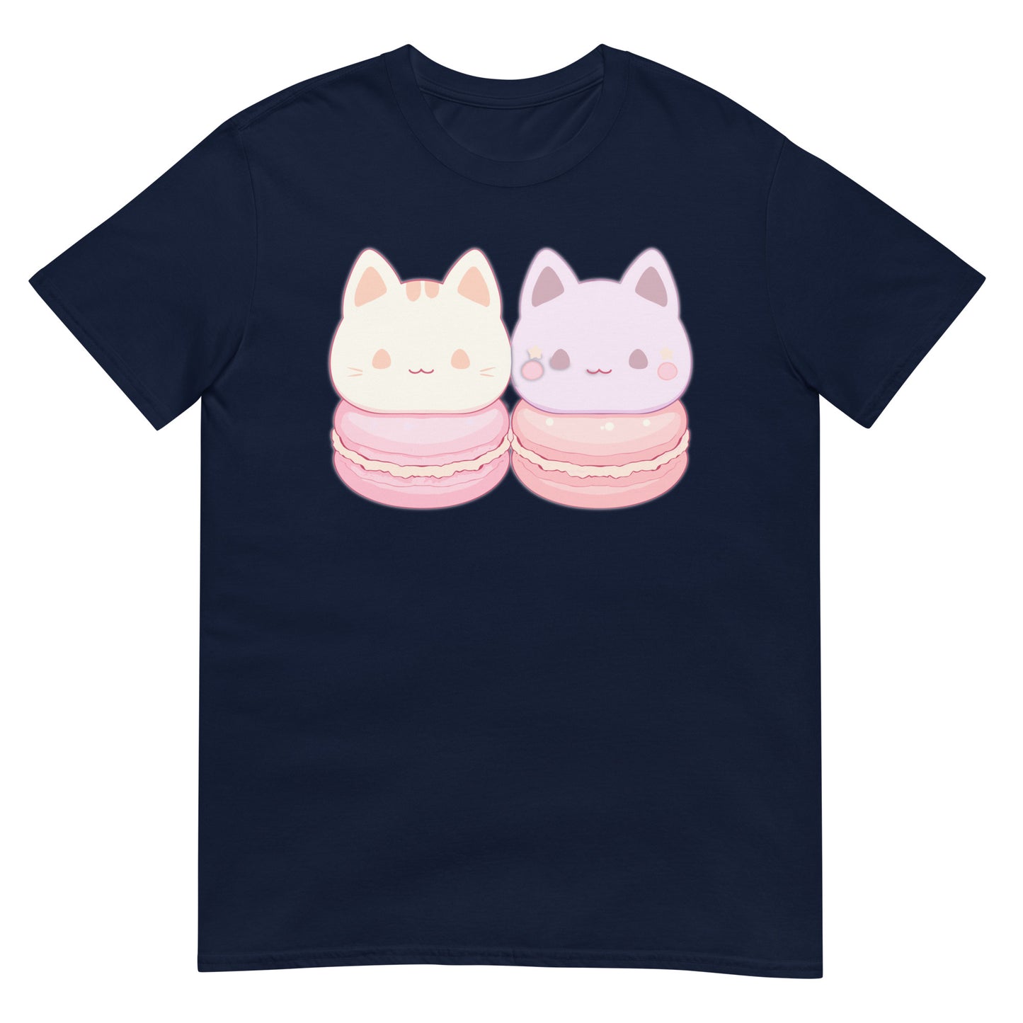 Katzen Macarons Paar T-Shirt