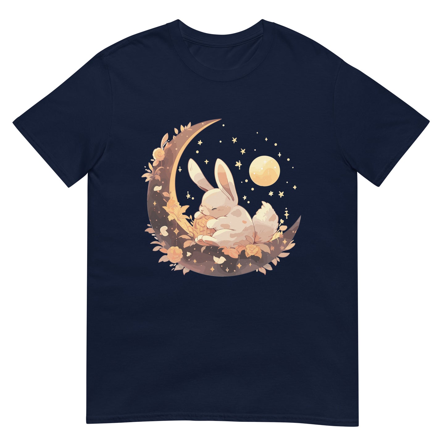 Hase schläft auf dem Mond T-Shirt