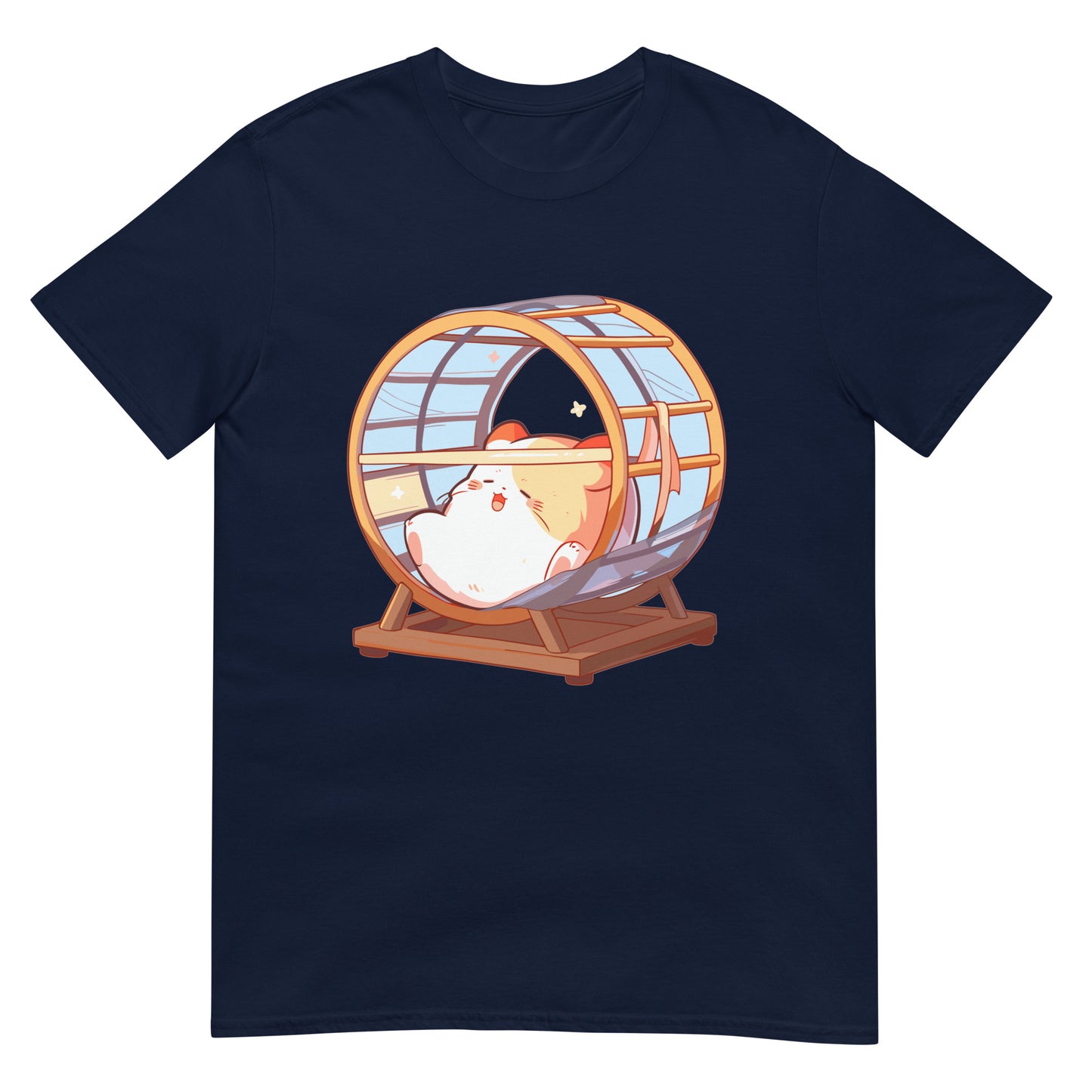 Schlafender Hamster im Hamsterrad T-Shirt