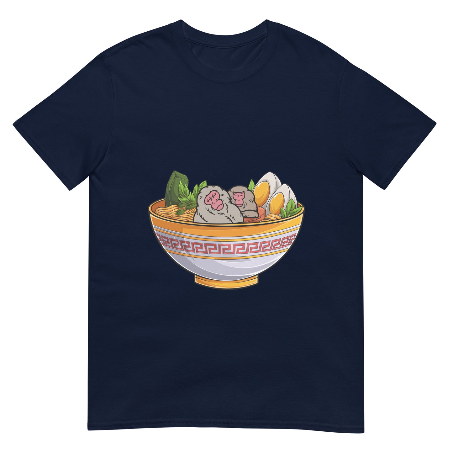 Schneeaffen in Ramen-Suppe T-Shirt