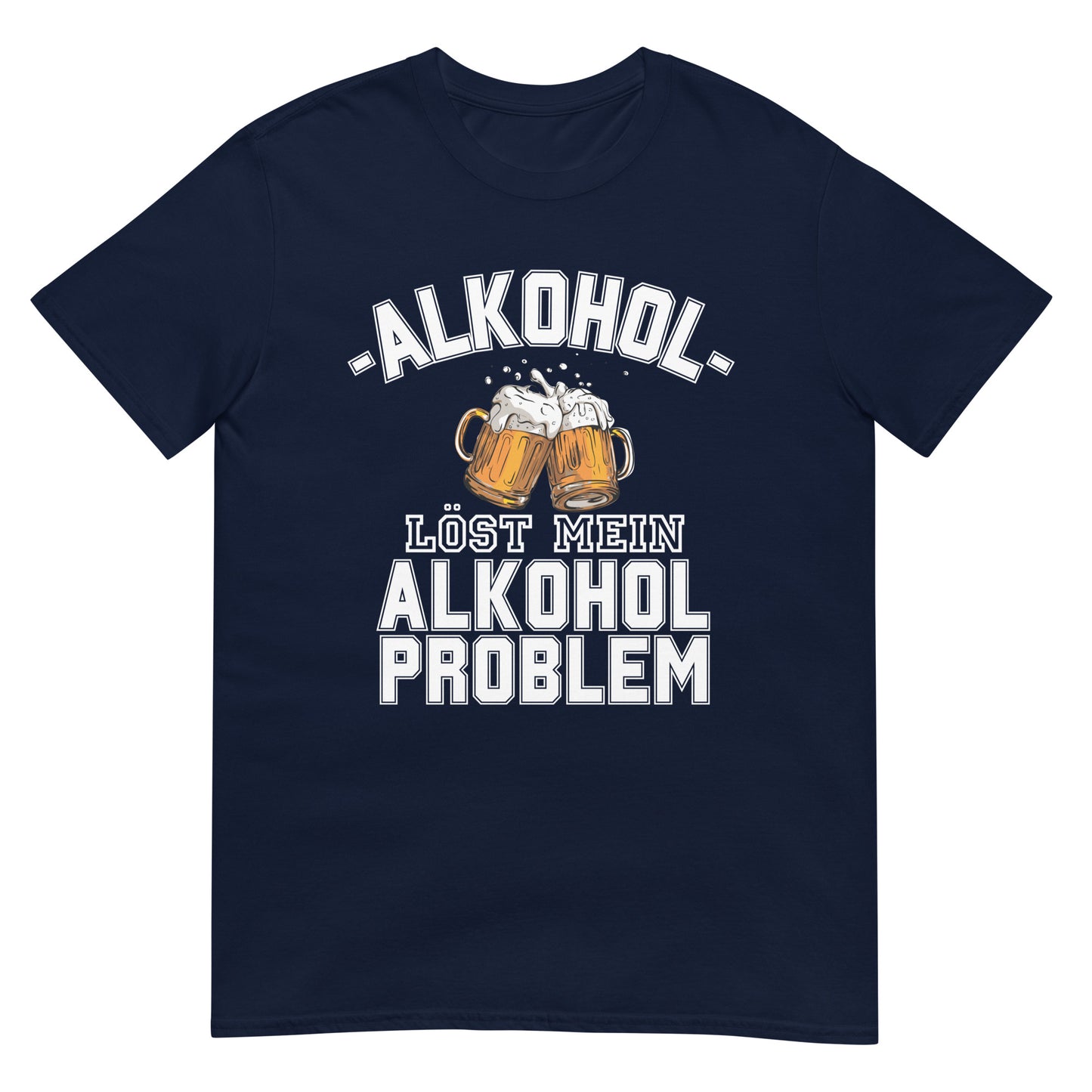 Alkohol löst mein Alkoholproblem Party Bier T-Shirt