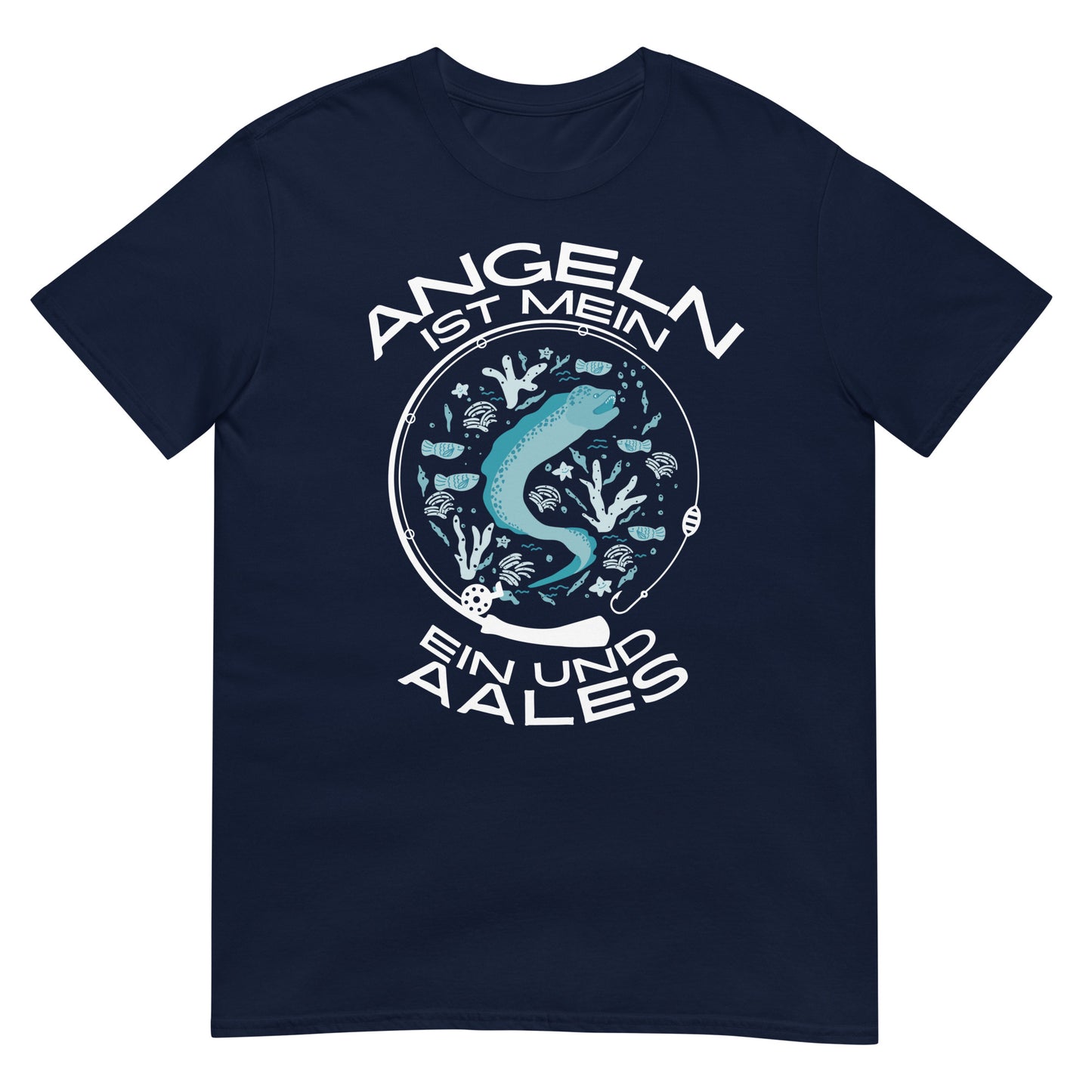 Angeln ist mein ein und Aales Angler Wortspiel T-Shirt