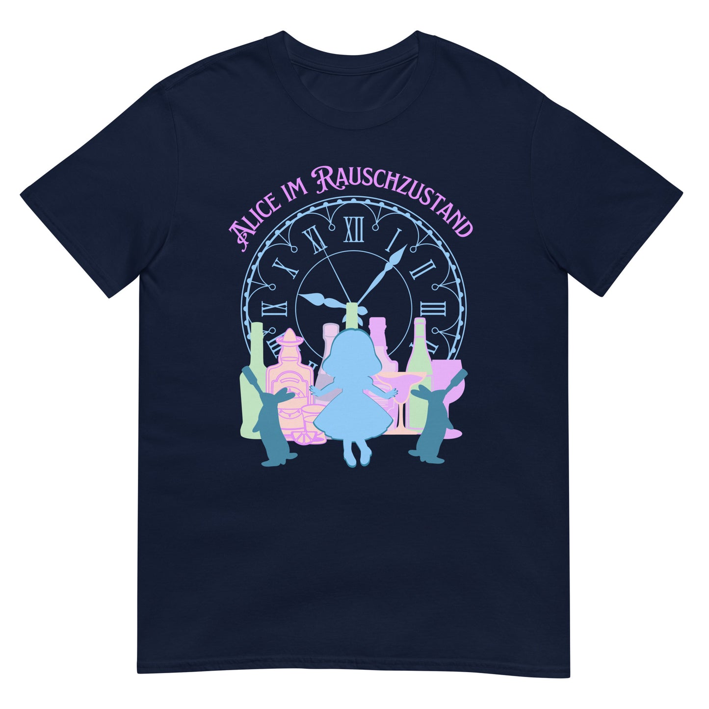 Alice im Rauschzustand Saufen Wortspiel T-Shirt