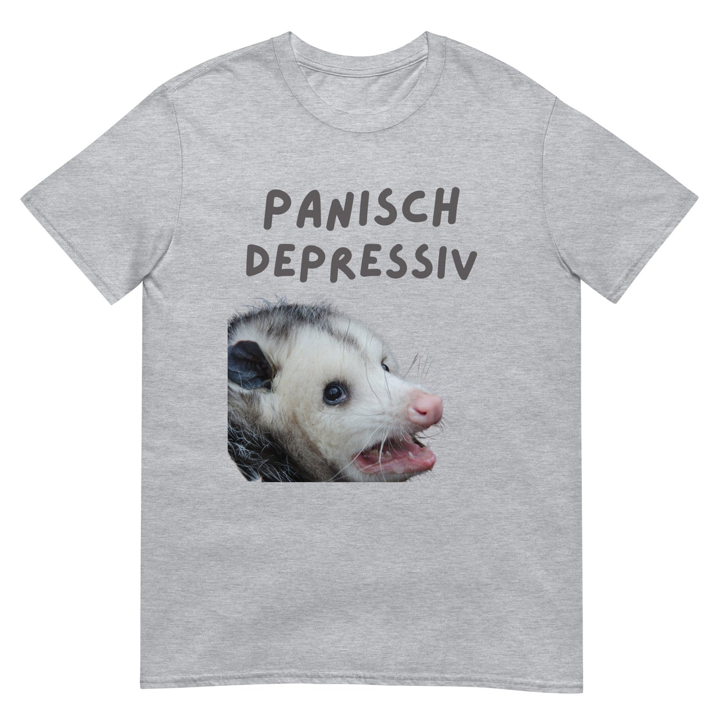 Panisch Depressiv Opossum Meme T-Shirt