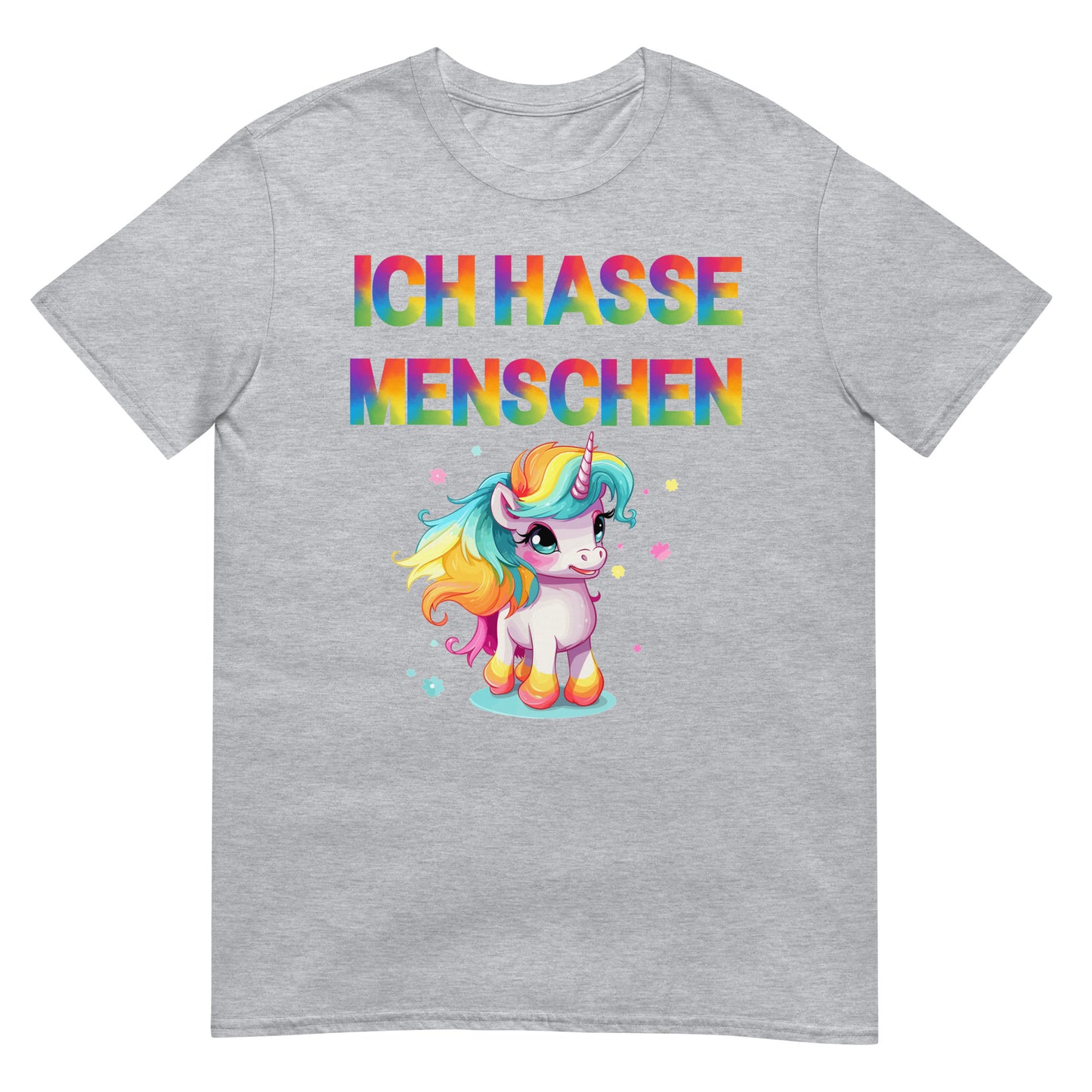 Ich hasse Menschen Einhorn T-Shirt