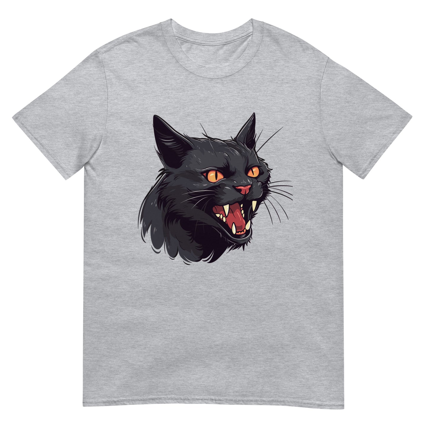 Wütende Anime Katze T-Shirt