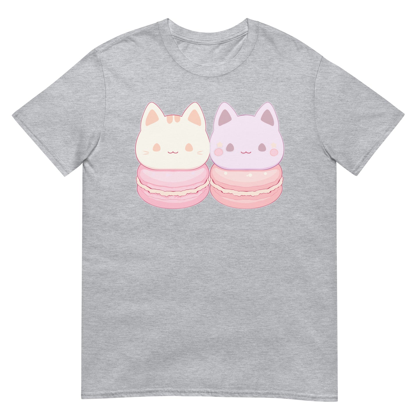 Katzen Macarons Paar T-Shirt