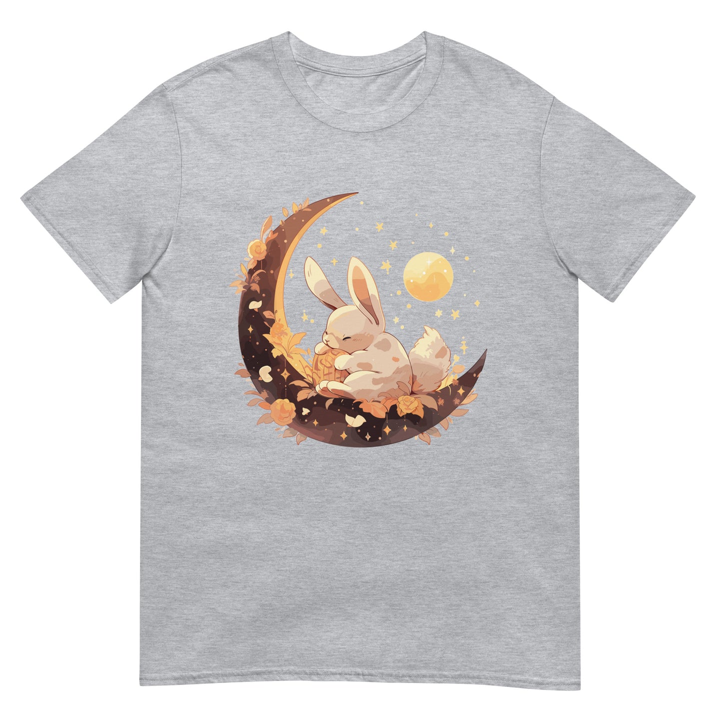 Hase schläft auf dem Mond T-Shirt