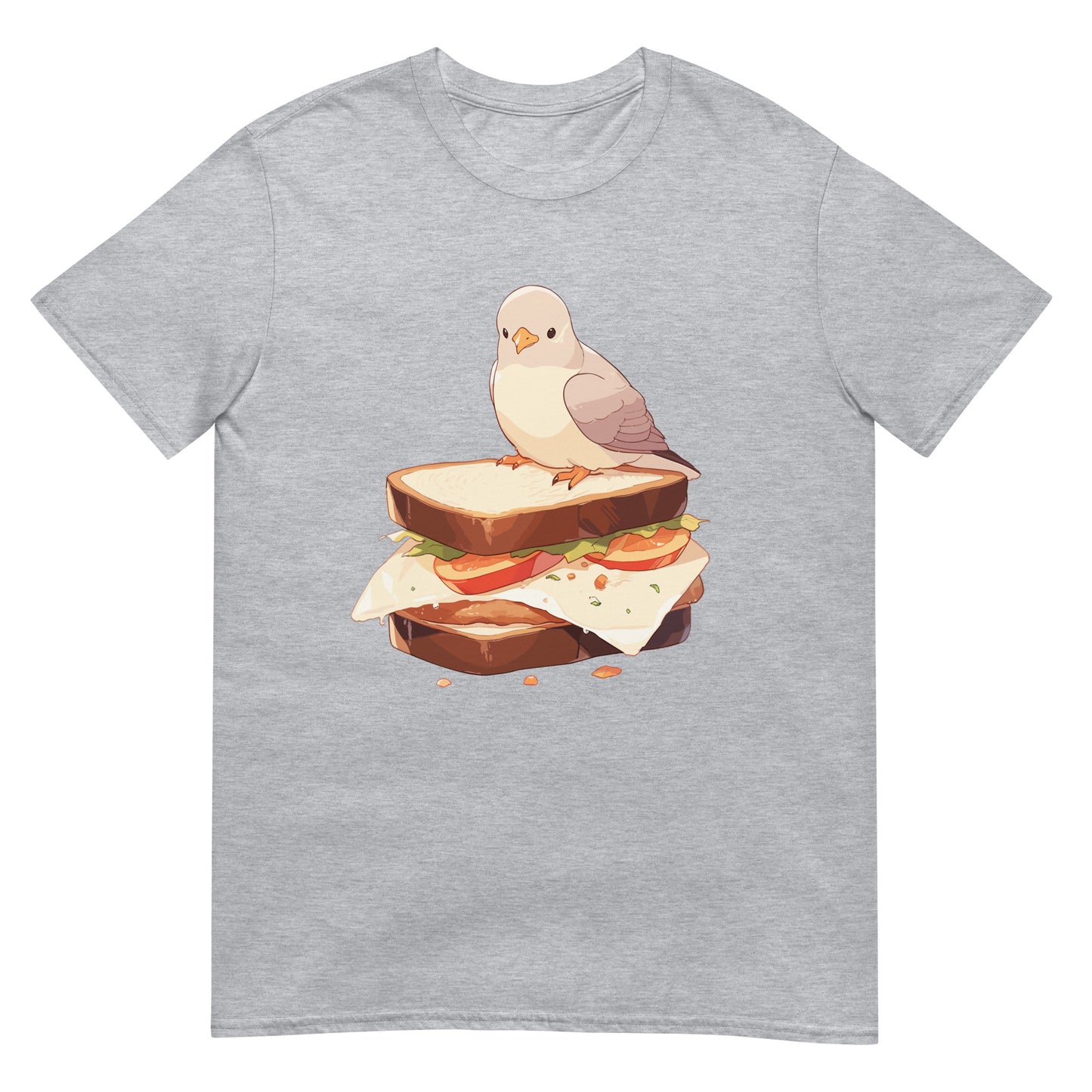 Taube auf Sandwich T-Shirt