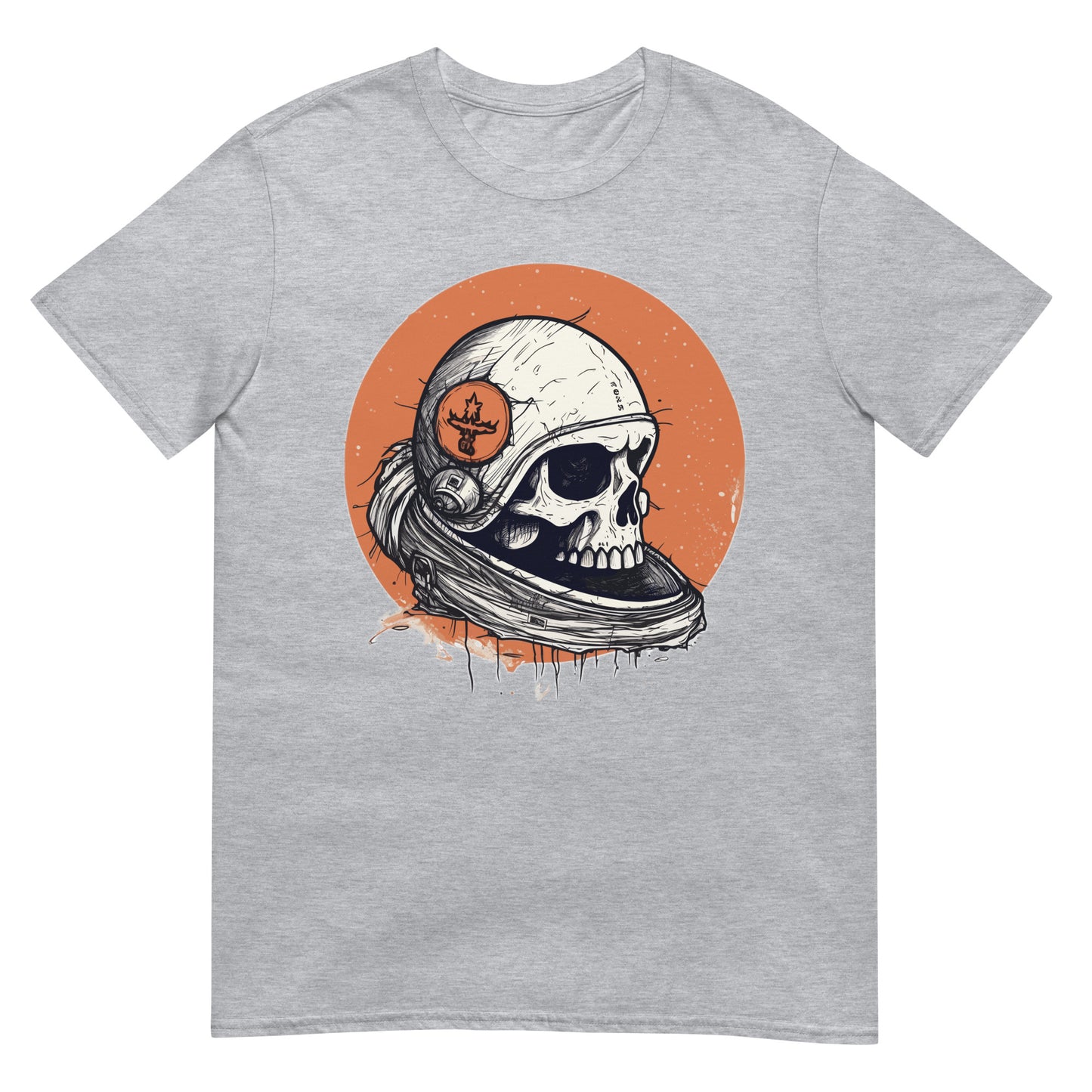 Skelett-Astronaut Totenkopf T-Shirt