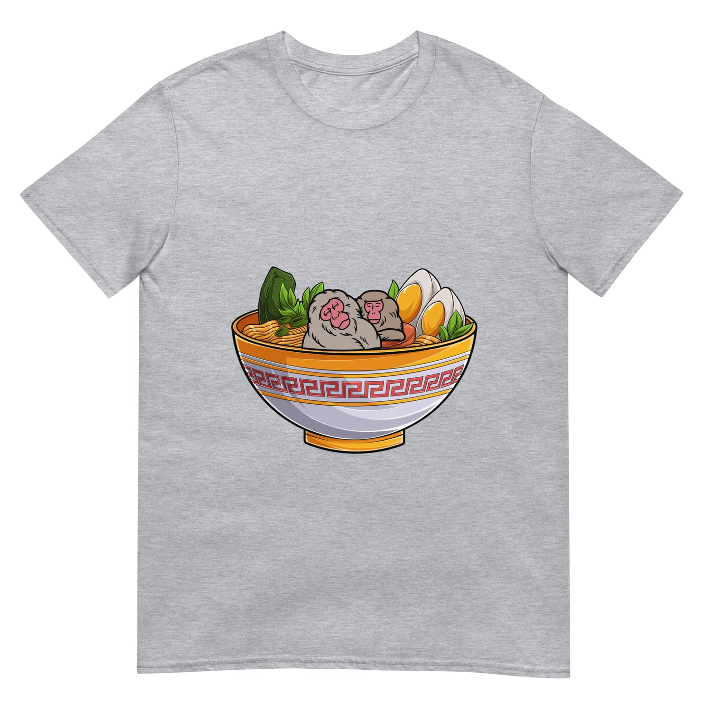 Schneeaffen in Ramen-Suppe T-Shirt