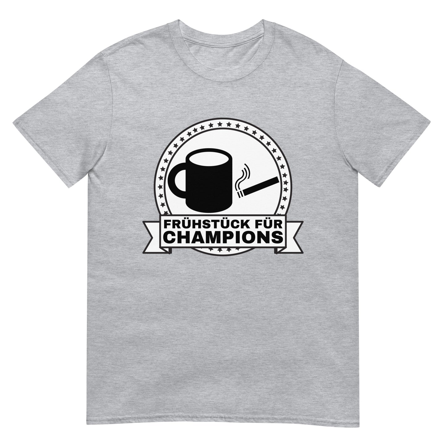 Frühstück der Champions Kaffee Kippe T-Shirt