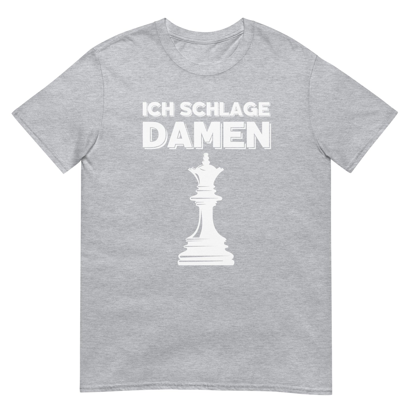 Ich schlage Damen Schach T-Shirt