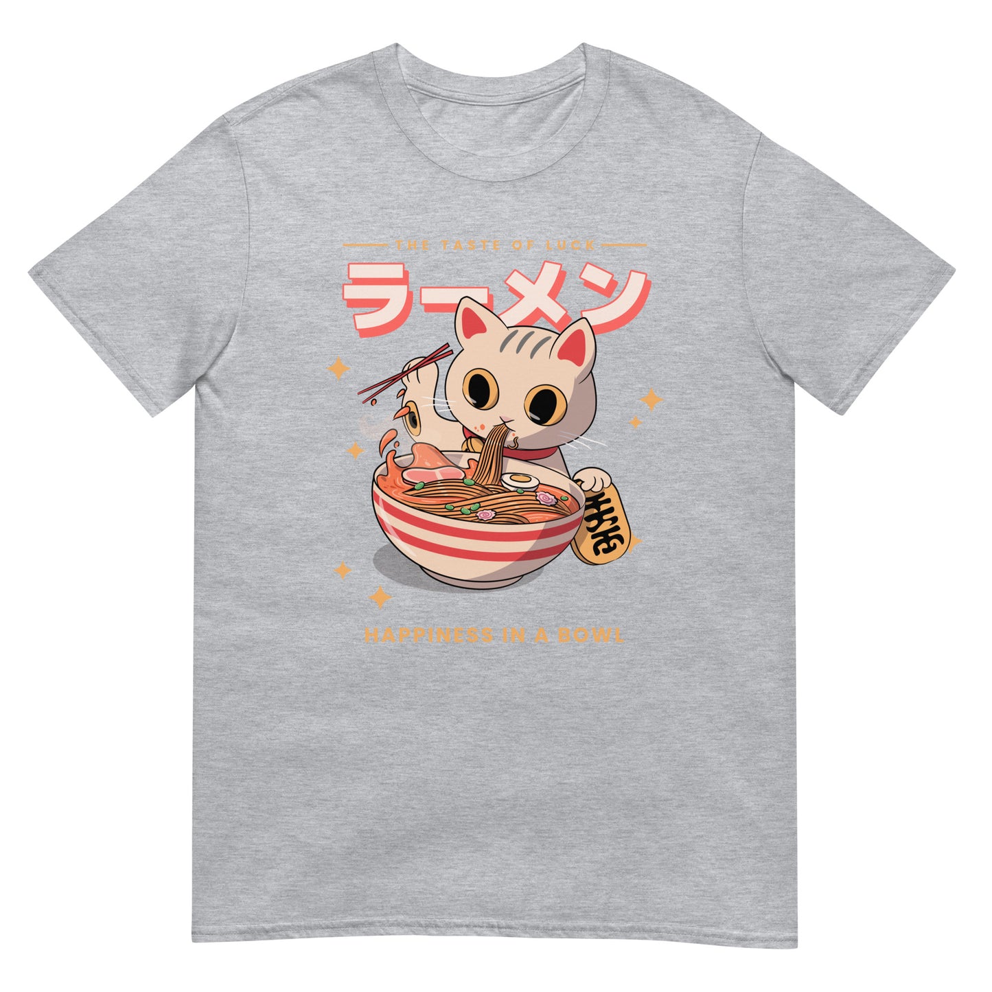 Ramen Maneki-neko Glückskatze T-Shirt