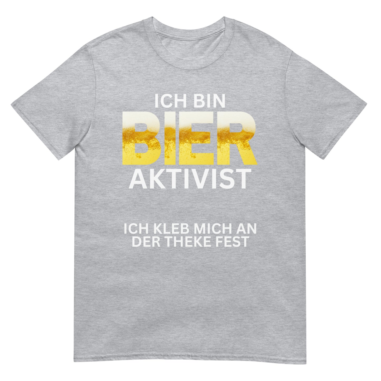 Ich bin Bier-Aktivist ich kleb mich an der Theke fest Klimakleber T-Shirt