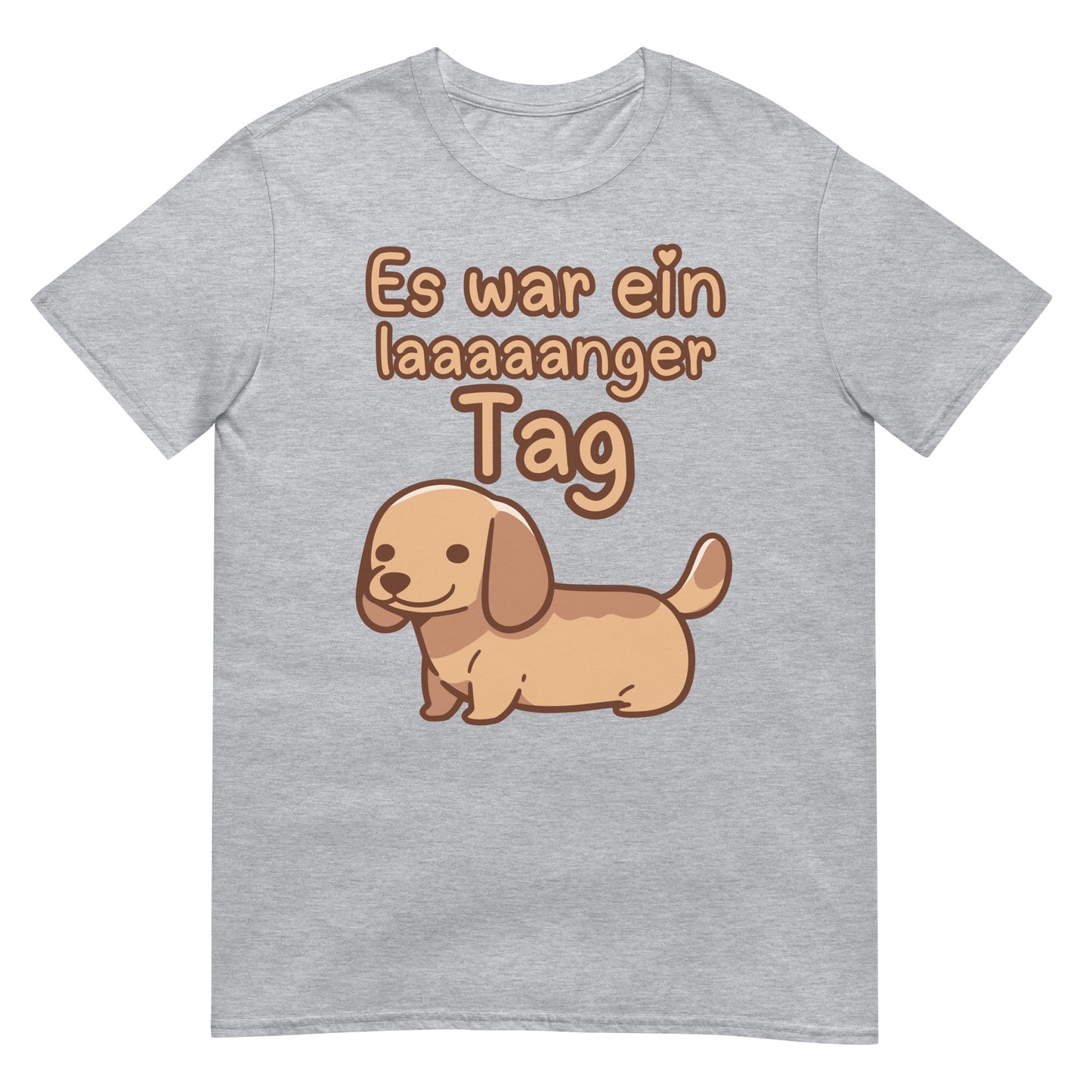 Es war ein langer Tag Dackel Schlafshirt T-Shirt