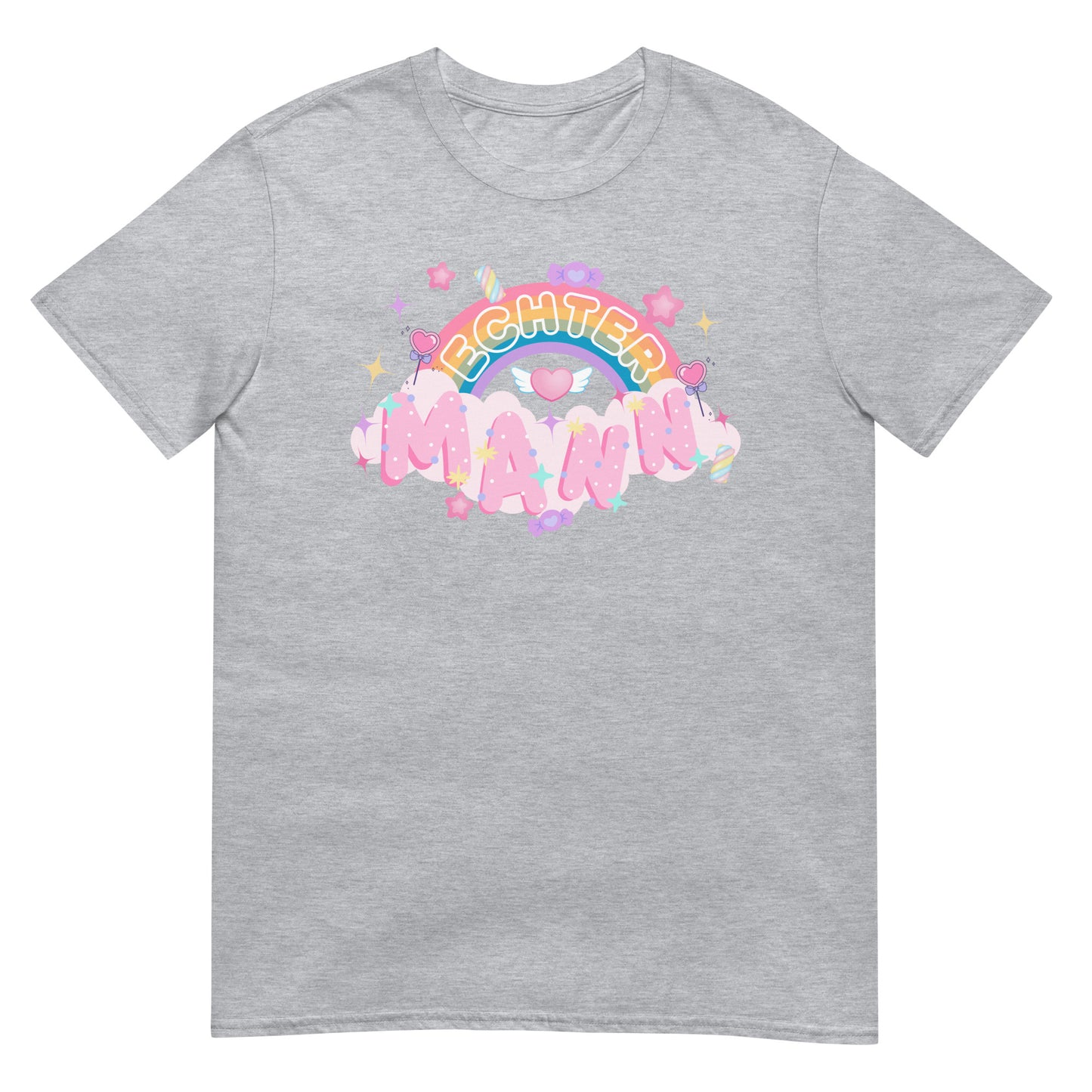 Echter Mann ironisches T-Shirt