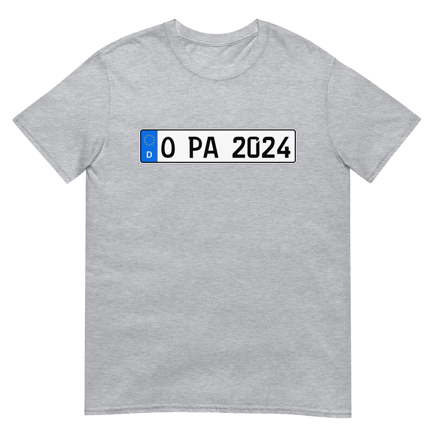 Opa 2024 Enkel Auto Nummernschild T-Shirt