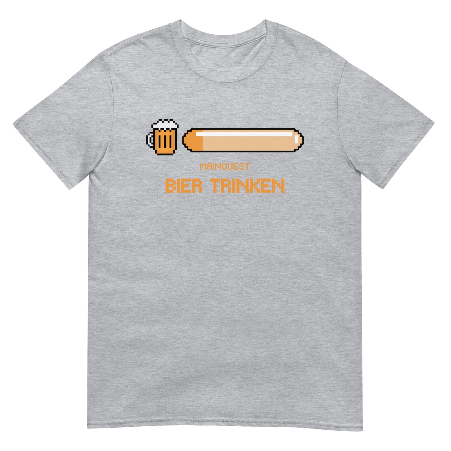 Mainquest Bier trinken Gamer T-Shirt