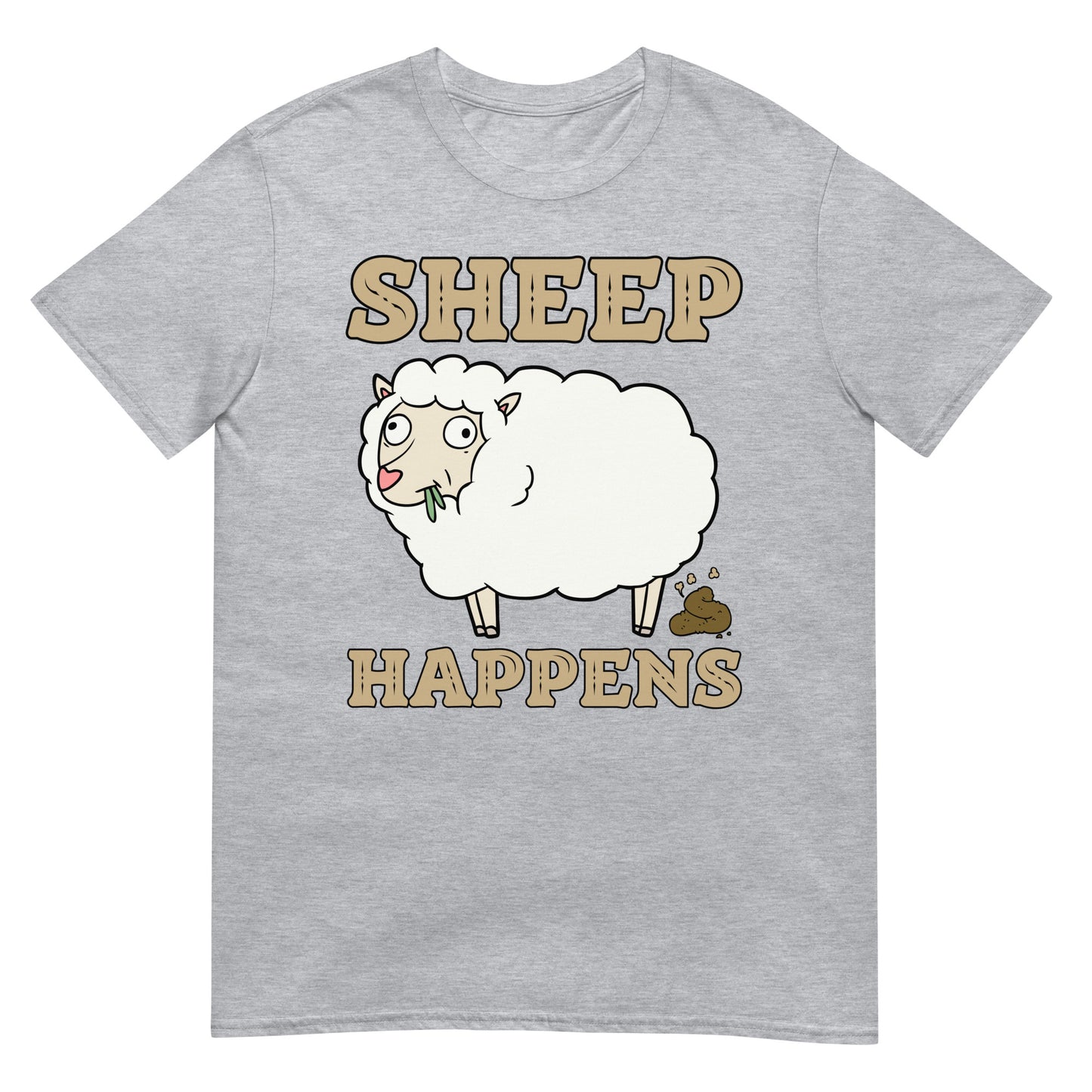 Sheep happens Wortspiel Schaf T-Shirt