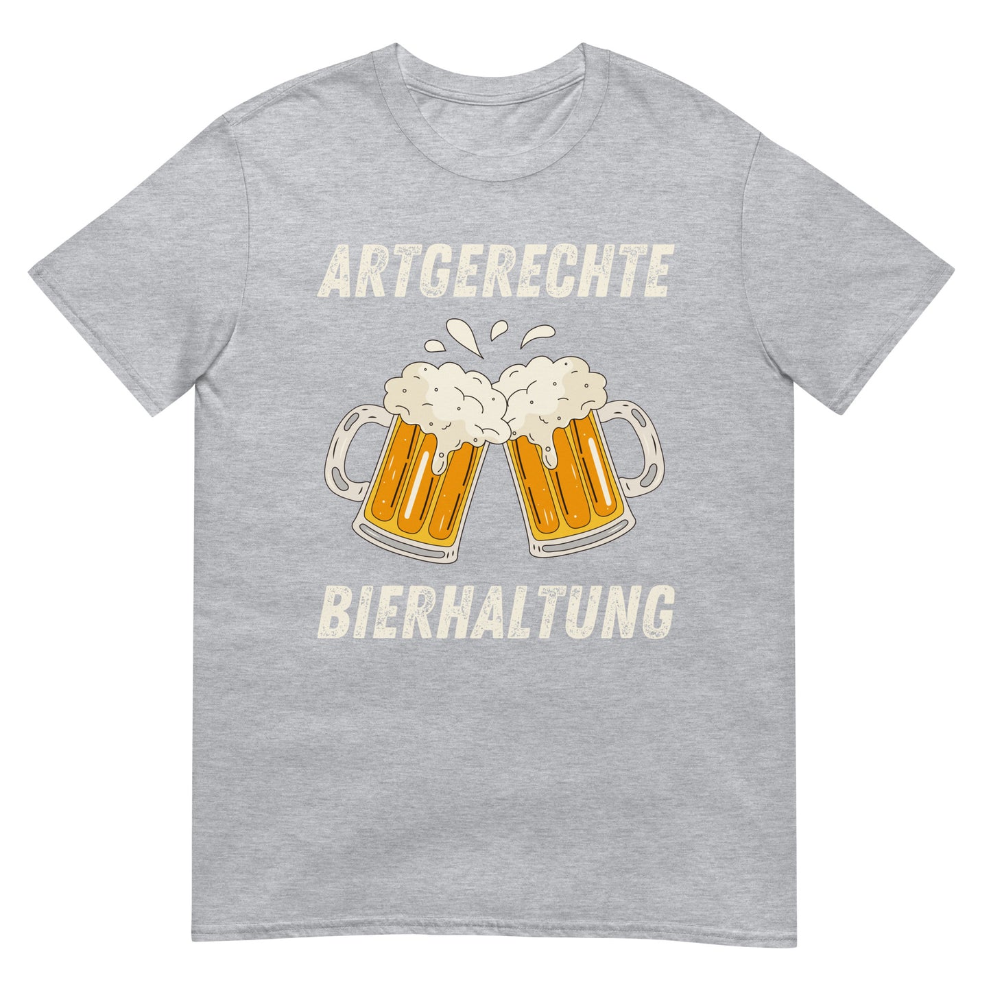 Artgerechte Bierhaltung Bier Wortspiel T-Shirt