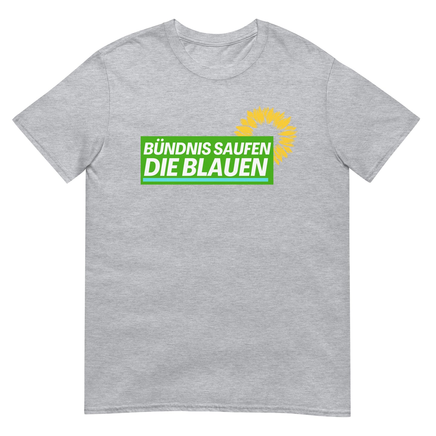 Bündnis Saufen die Blauen Parodie Politik T-Shirt