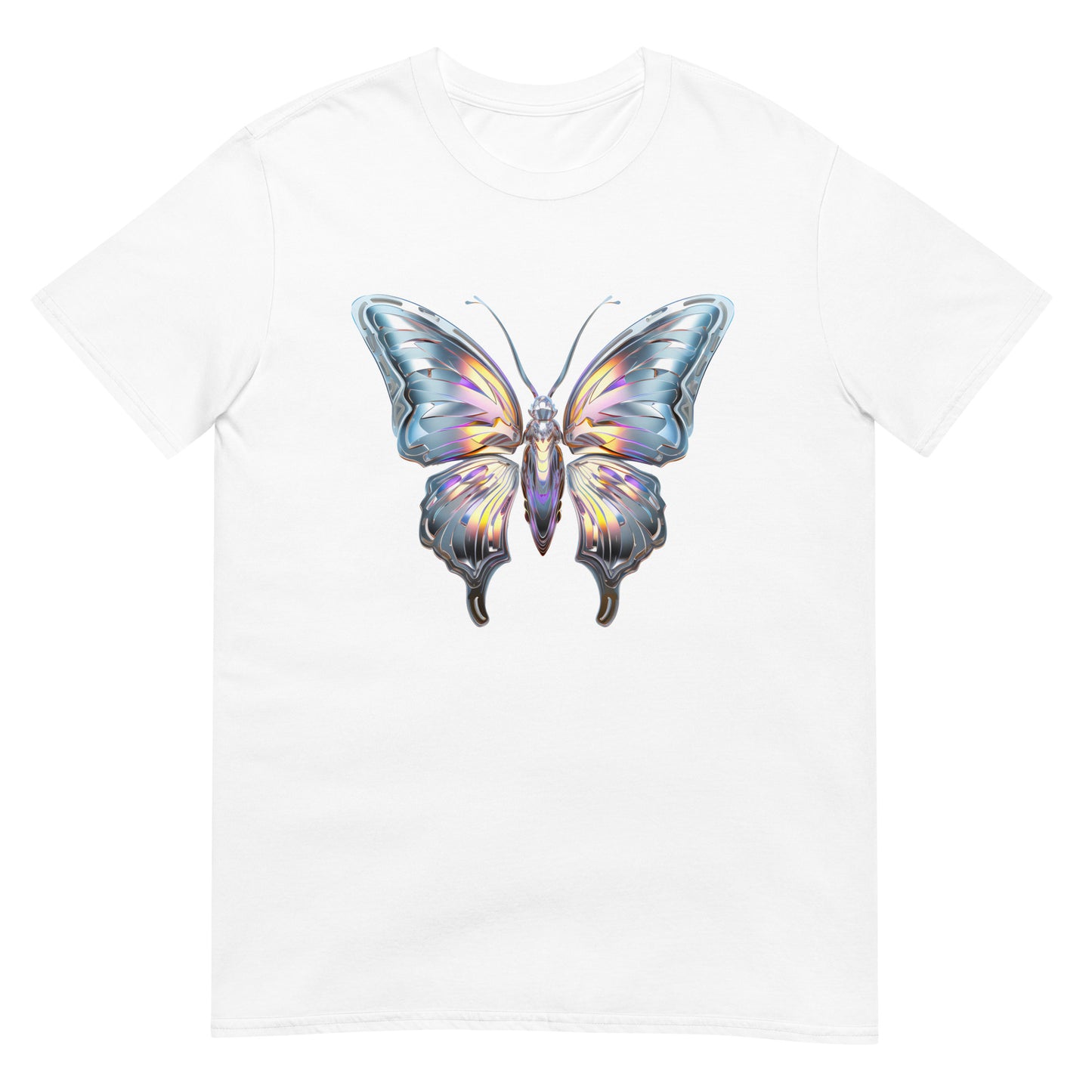 Kristall Schmetterling Y2K T-Shirt