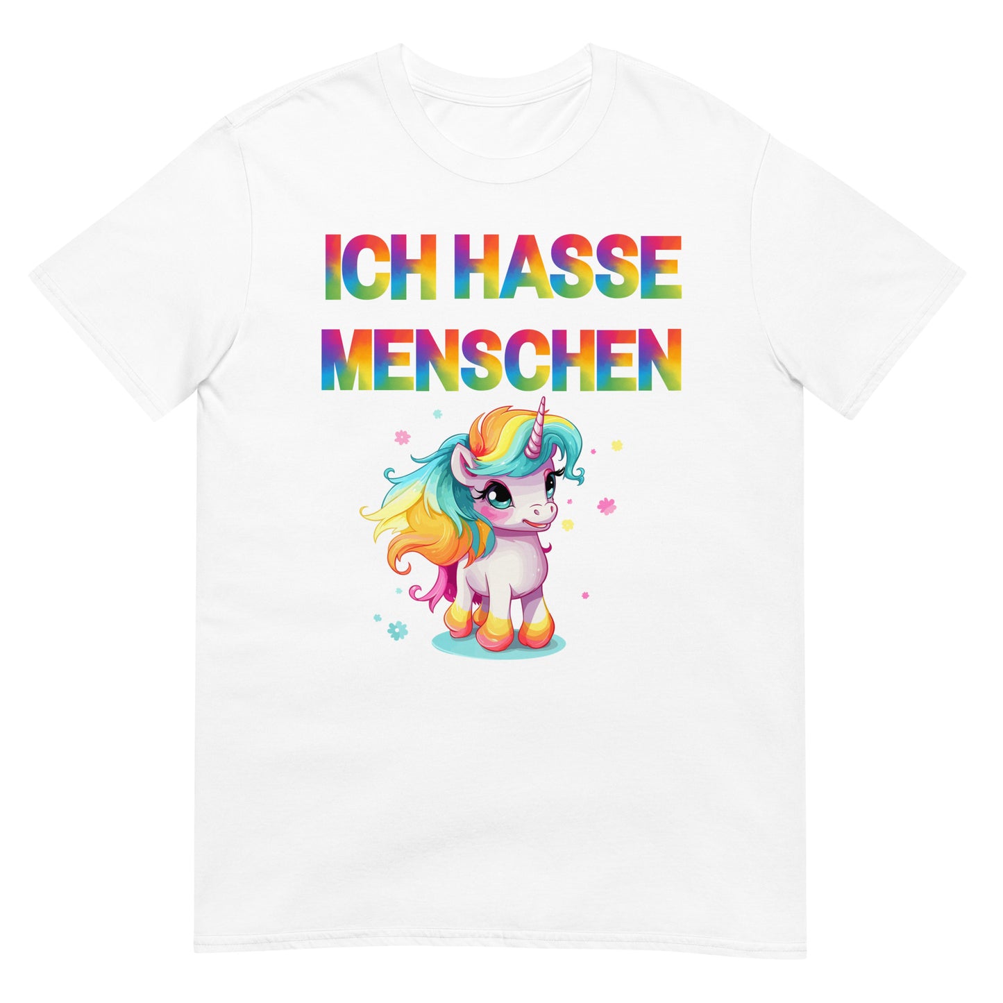 Ich hasse Menschen Einhorn T-Shirt