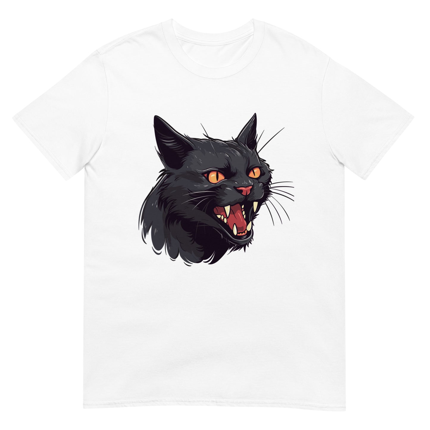 Wütende Anime Katze T-Shirt