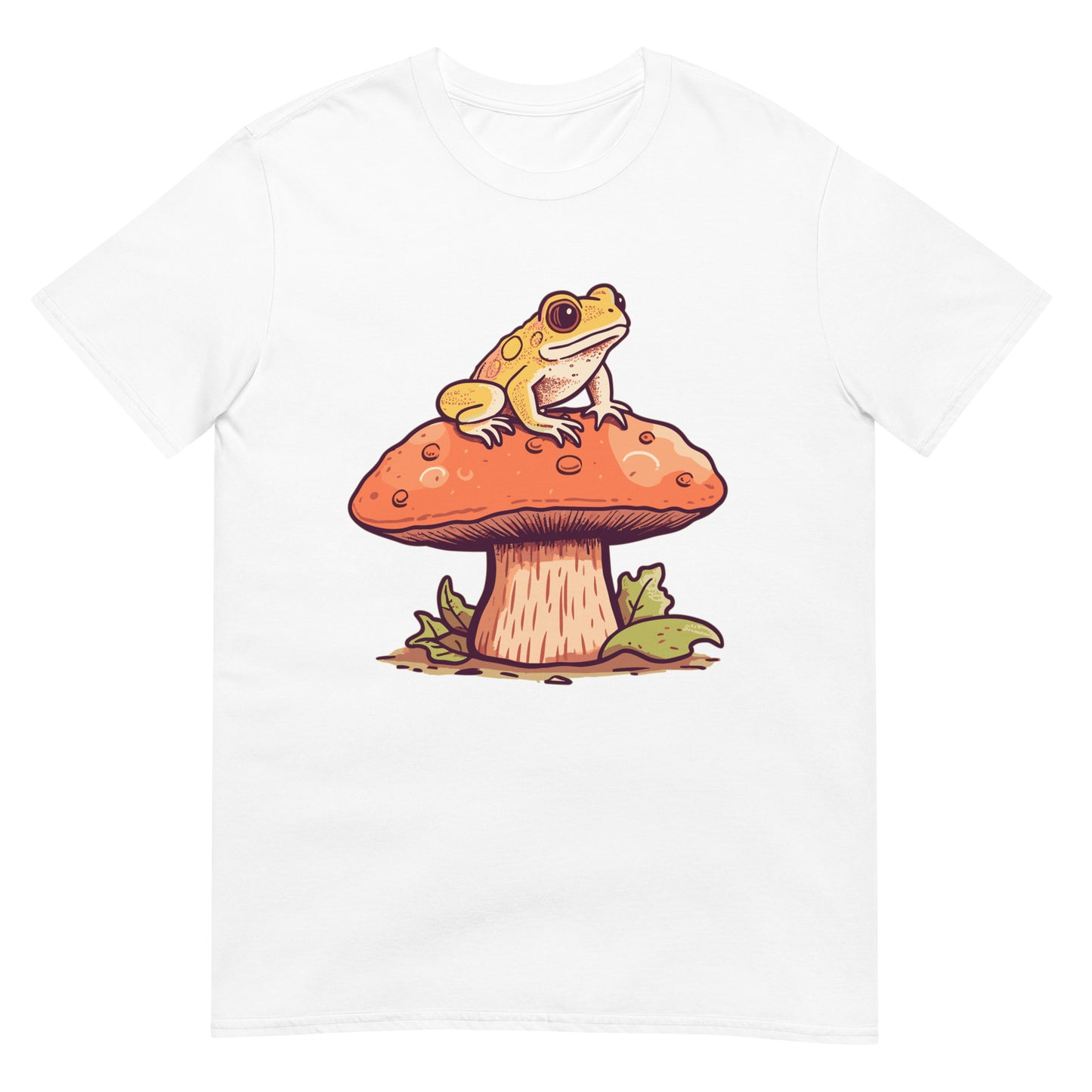 Frosch auf Pilz T-Shirt