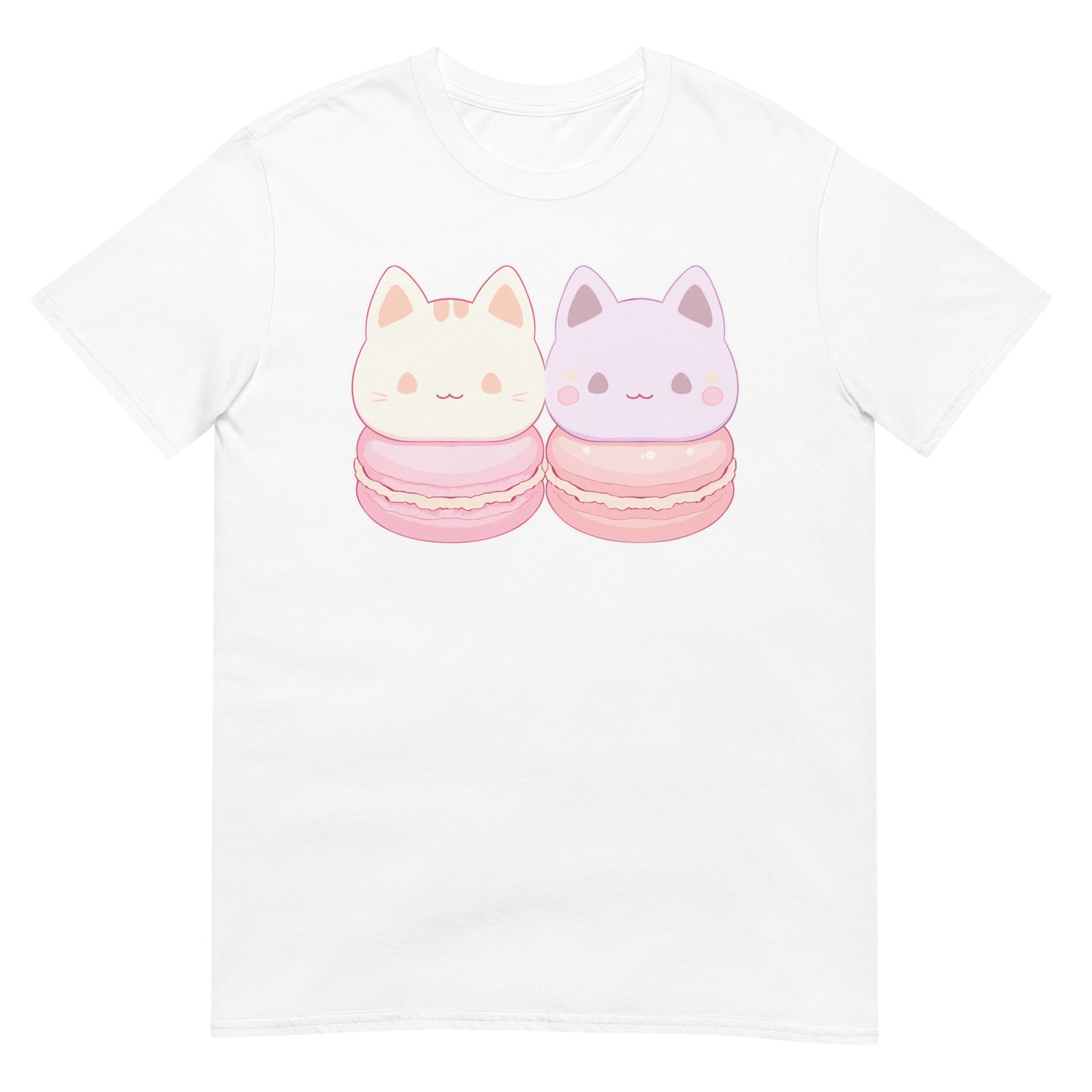 Katzen Macarons Paar T-Shirt