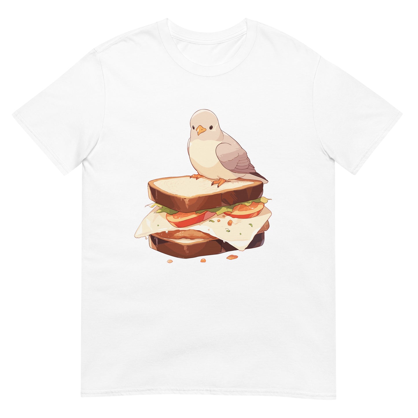 Taube auf Sandwich T-Shirt