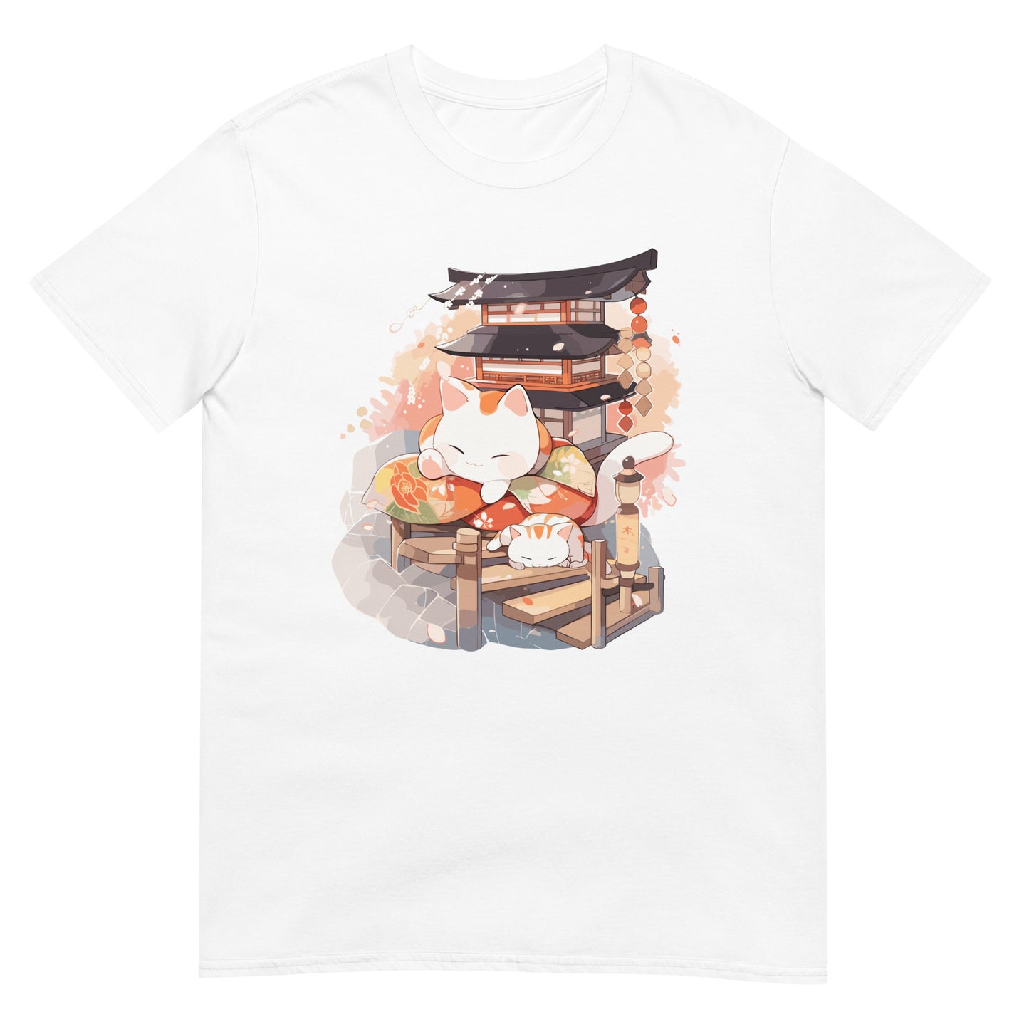 Friedliche Kätzchen am Schrein T-Shirt