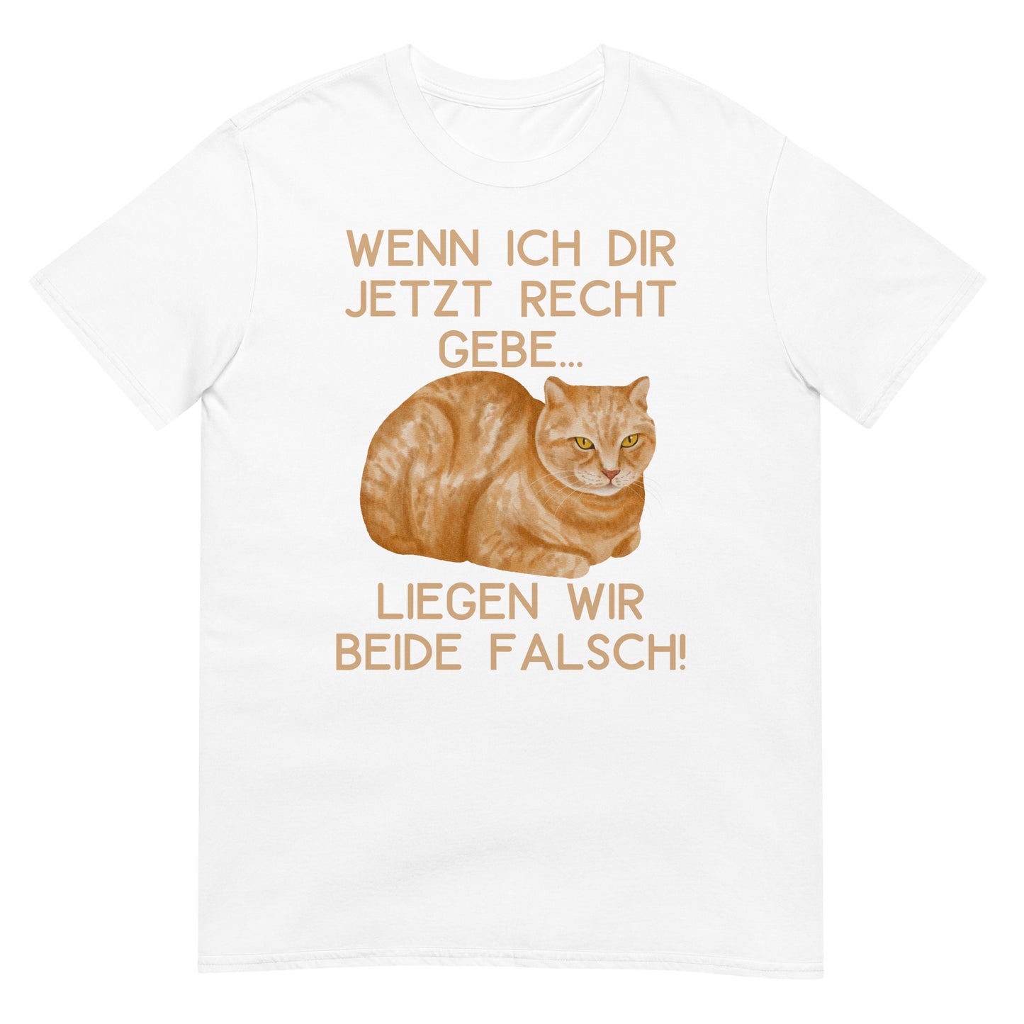 If I agree with you, we're both wrong cat t-shirt