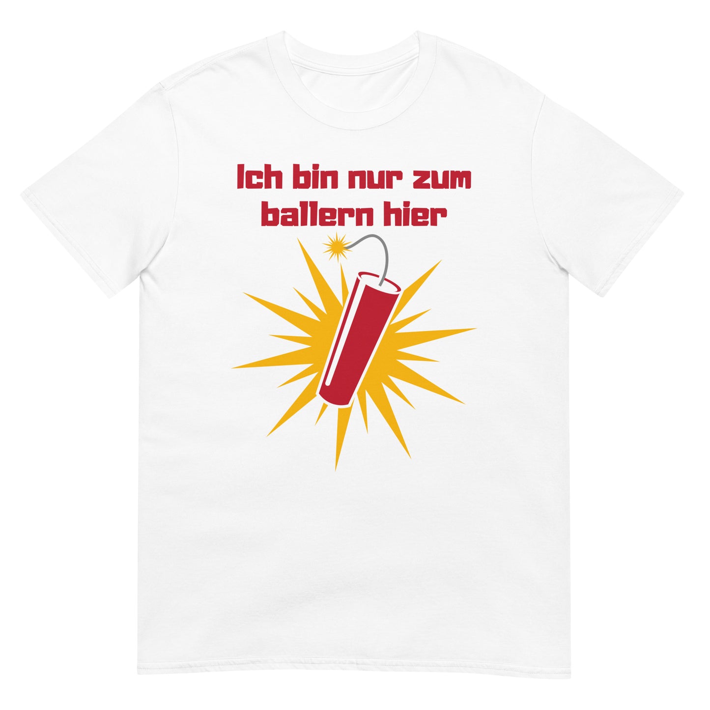 I'm only here to shoot New Year's firecracker T-shirt