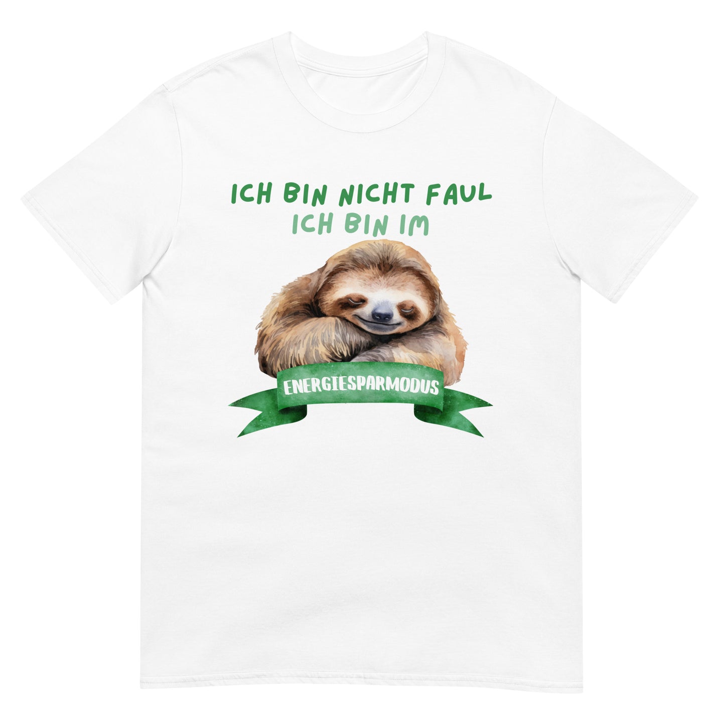 Ich bin nicht faul ich bin im Energiesparmodus Faultier T-Shirt