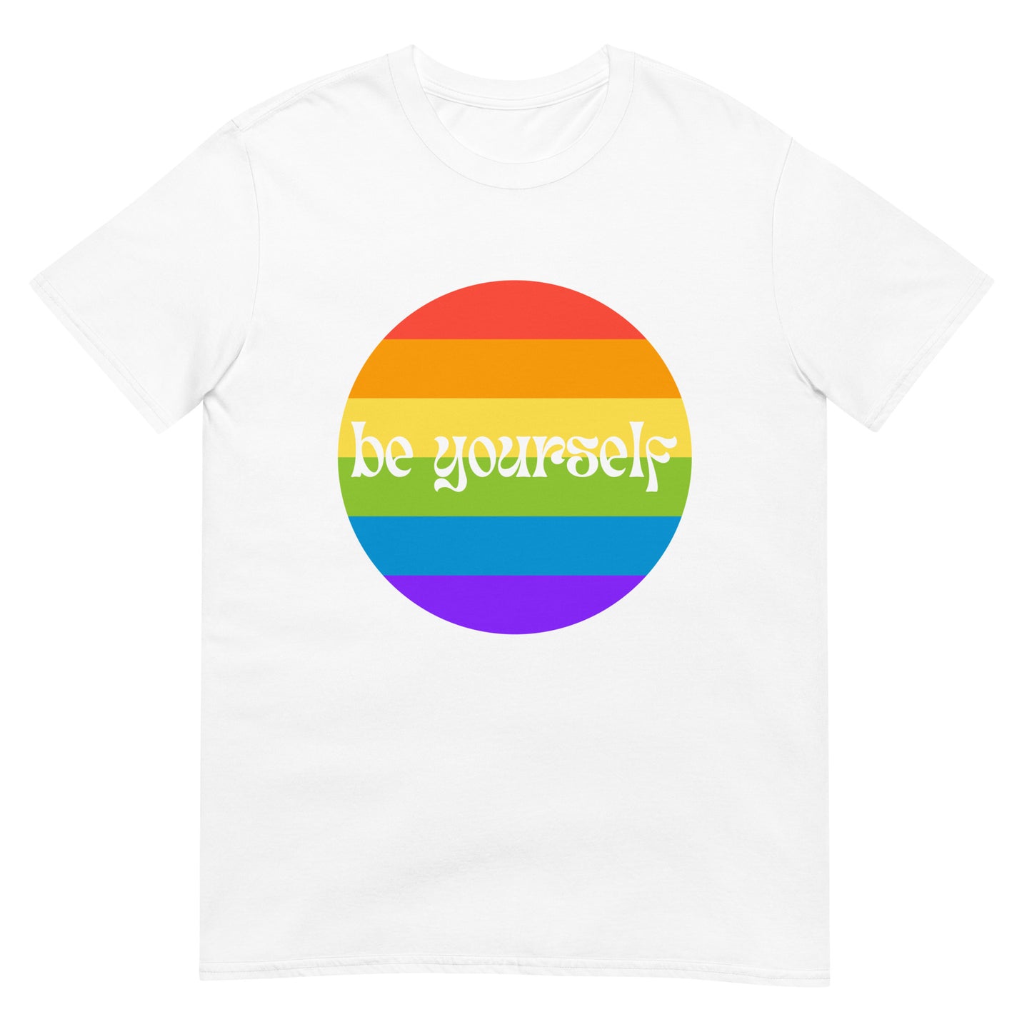 Be yourself Pride Regenbogen T-Shirt