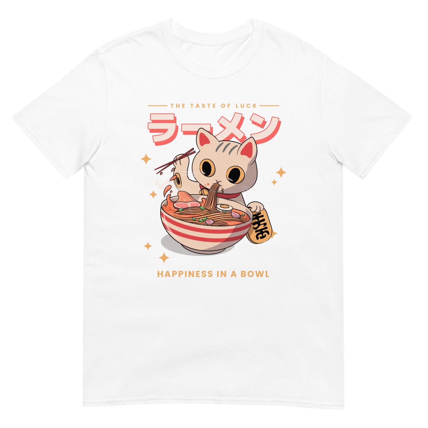 Ramen Maneki-neko Glückskatze T-Shirt