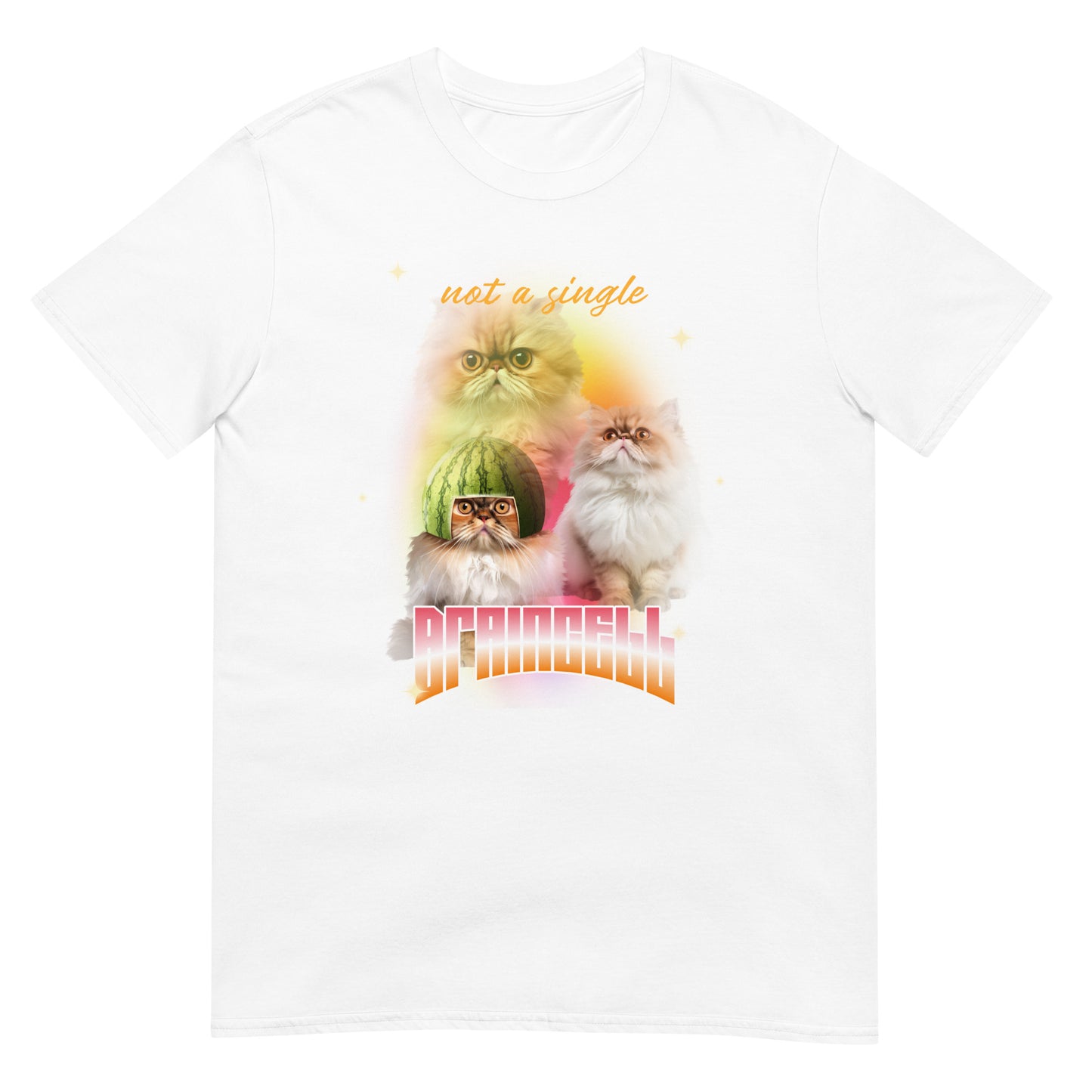 Not a single braincell retro Katze T-Shirt