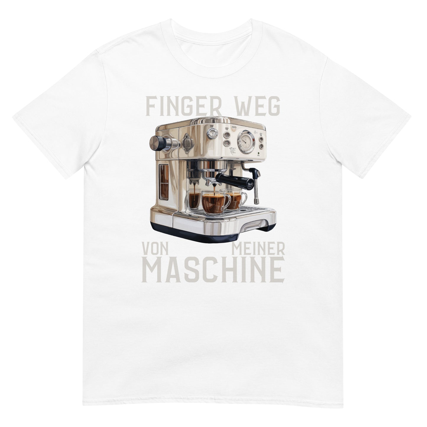 Finger weg von meiner Maschine Barista Siebträger Espressomaschine T-Shirt