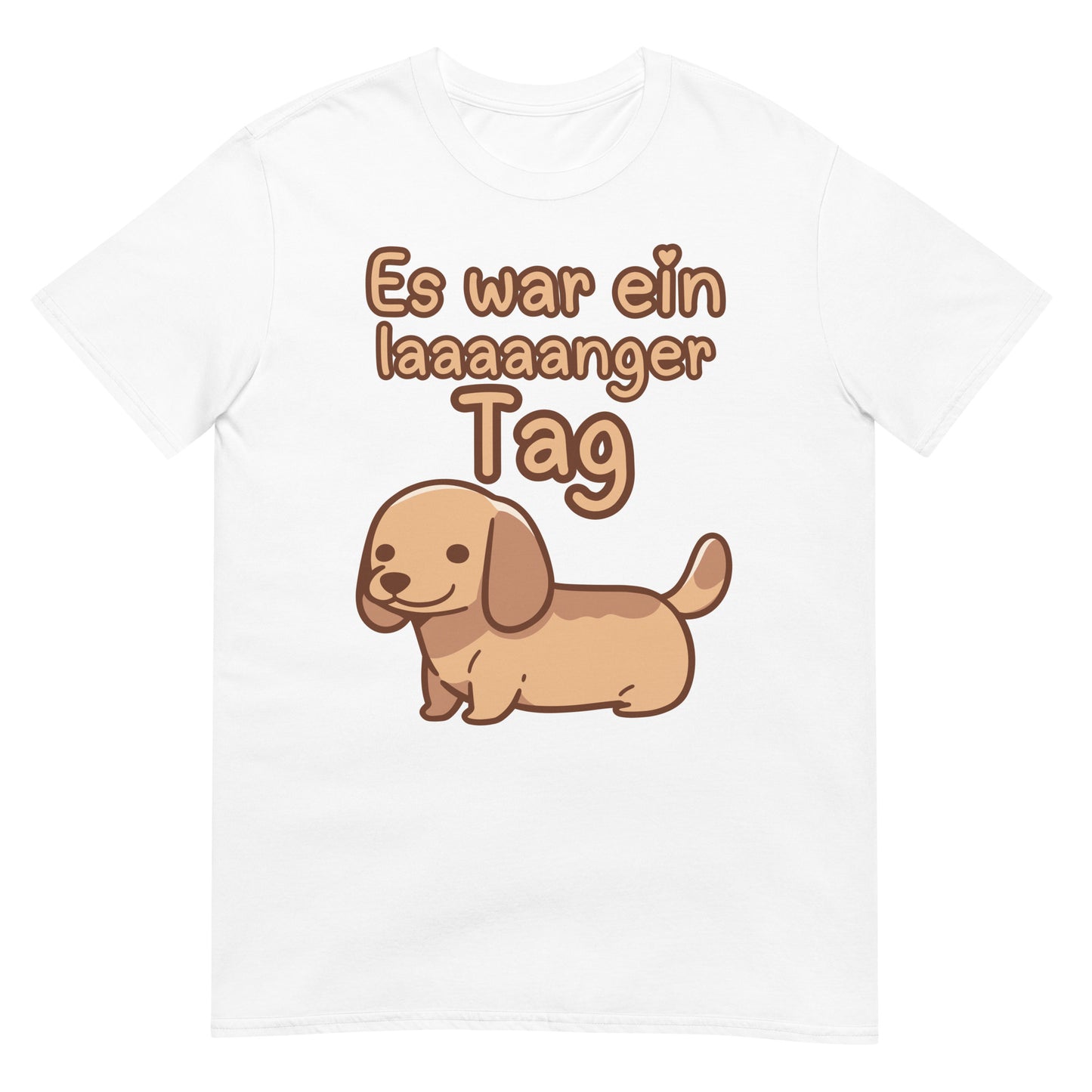 Es war ein langer Tag Dackel Schlafshirt T-Shirt