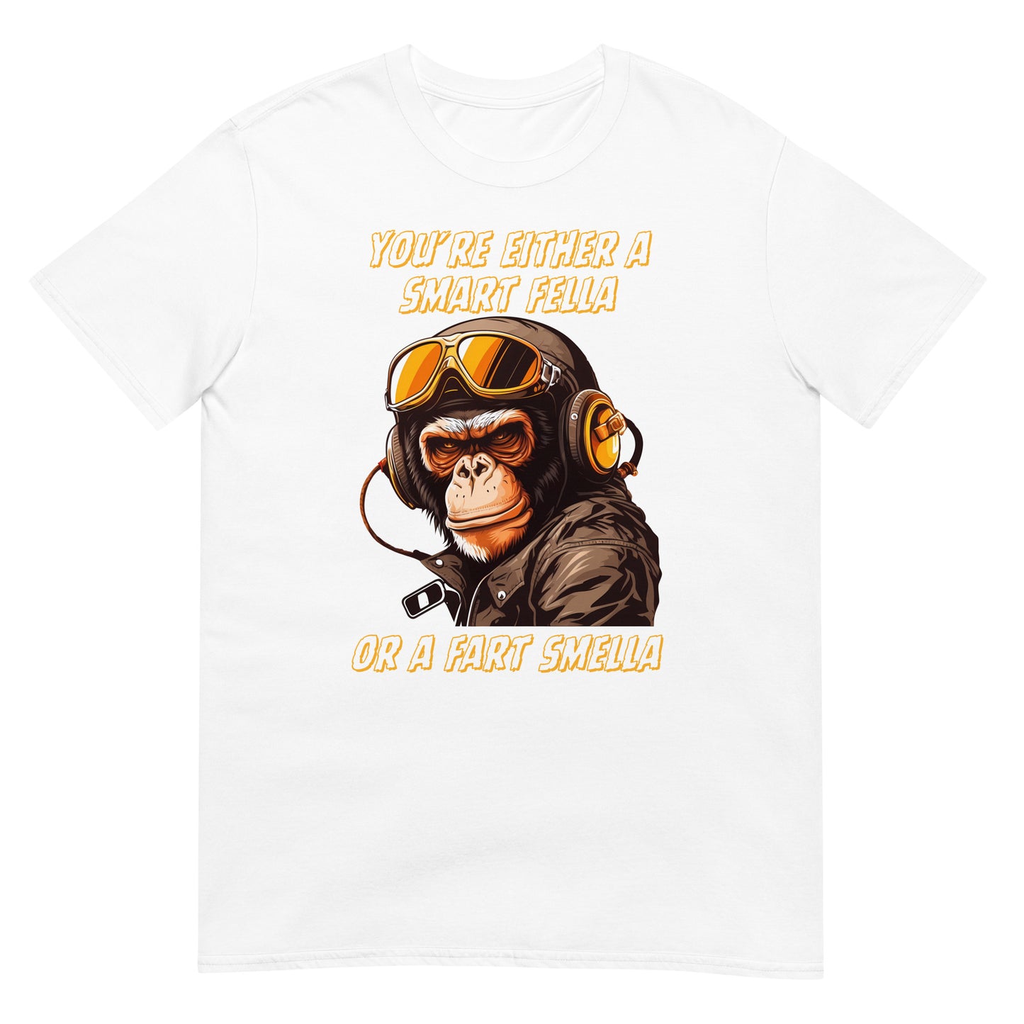 You're either a smart fella or a fart smella Affe T-Shirt