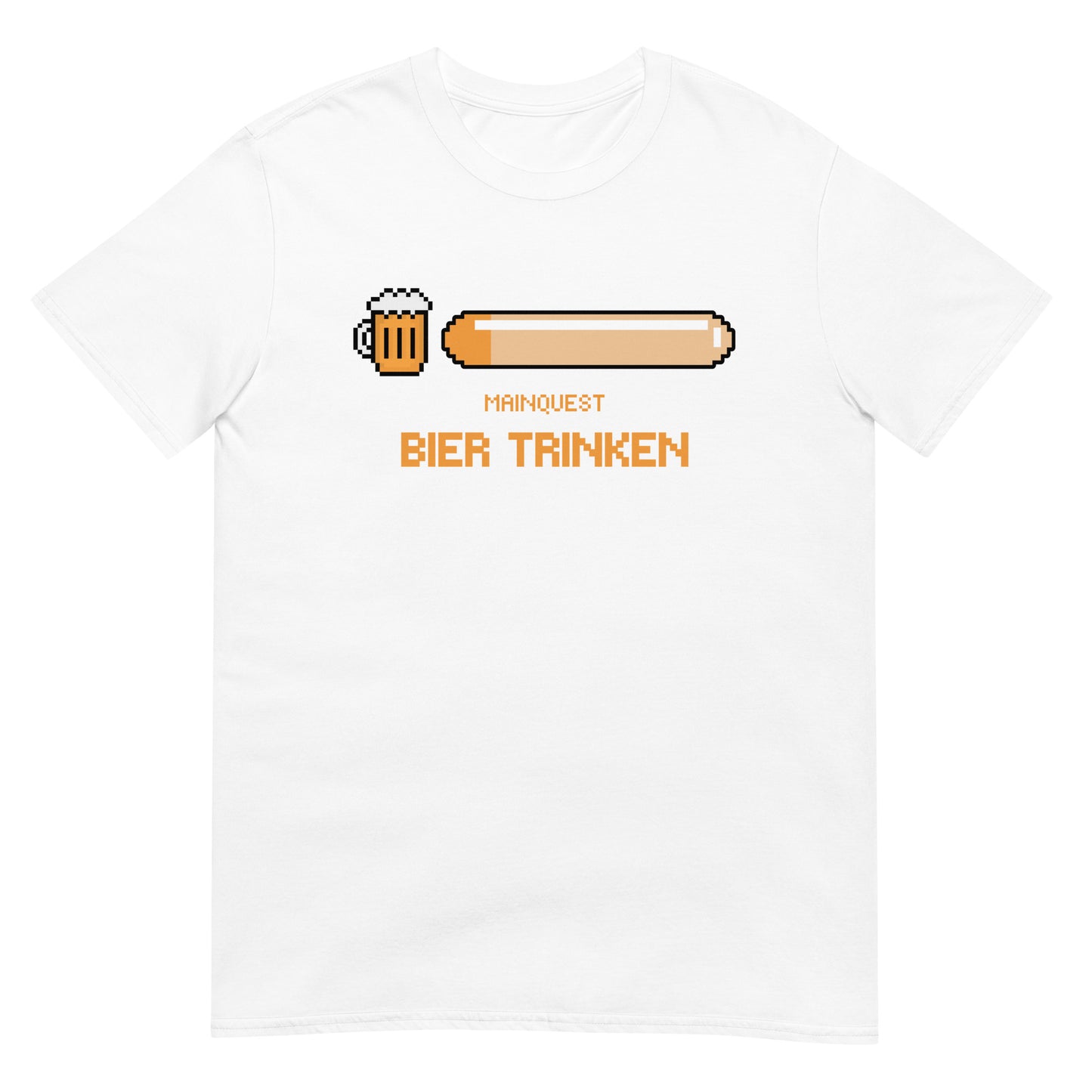 Mainquest Bier trinken Gamer T-Shirt